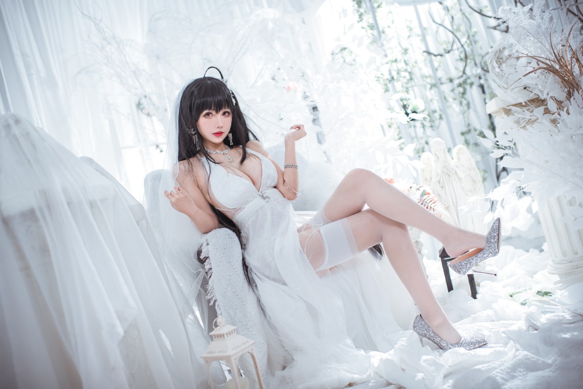 Coser@仙女月 Vol 008 大凤纯白婚纱 0004 9213839081.jpg