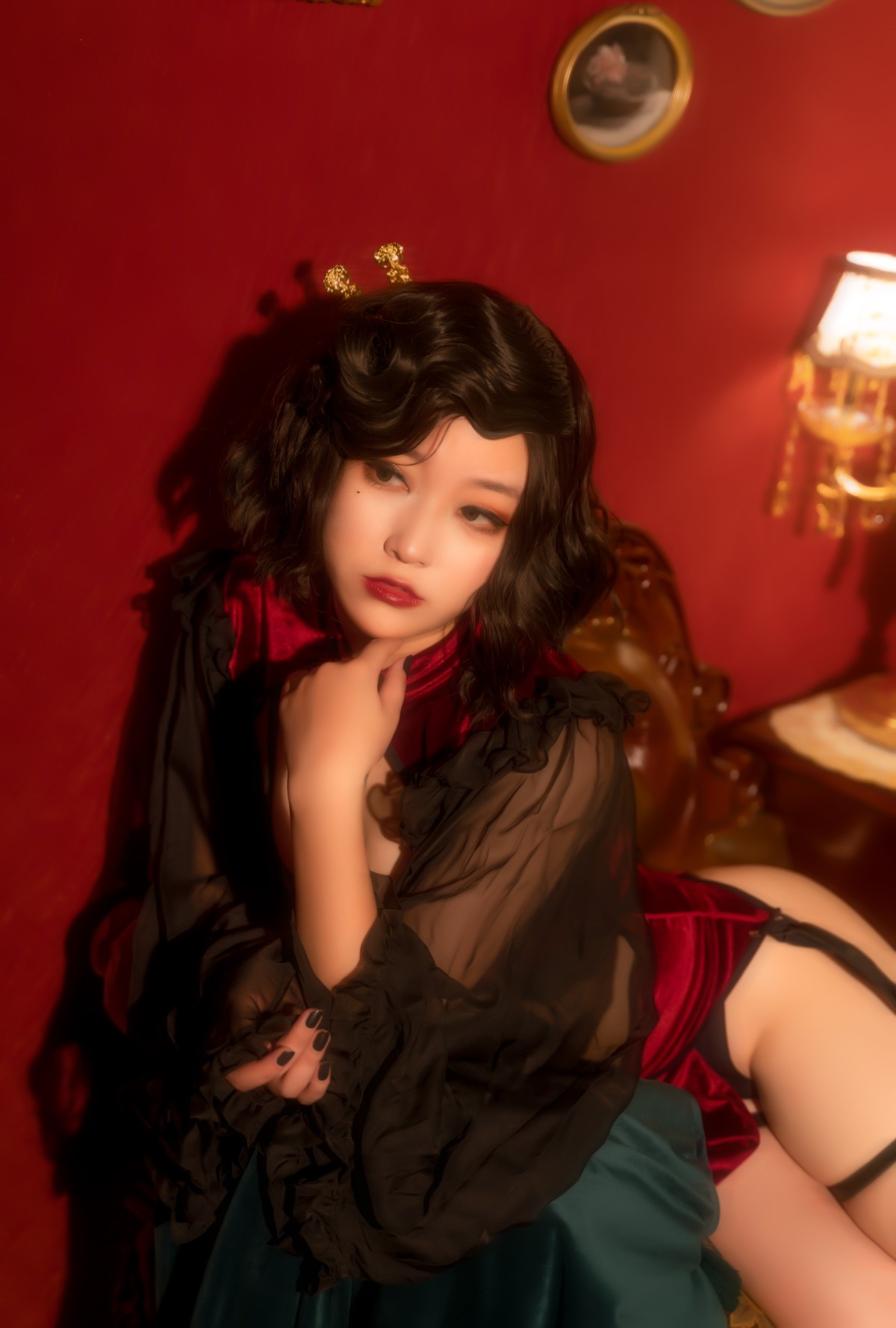 Coser@奇行家狗崽 Vol 009 红丝绒旗袍 0014 1298757288.jpg