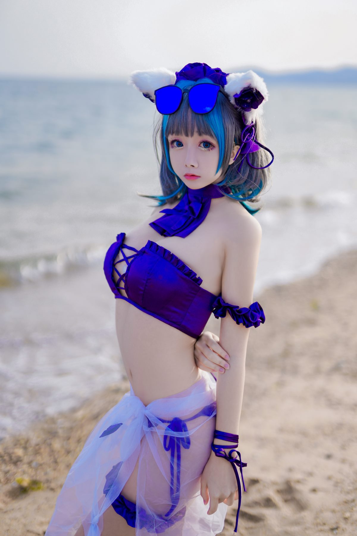 Coser@日奈娇 Vol 026 柴郡猫泳装 0008 2635533546.jpg