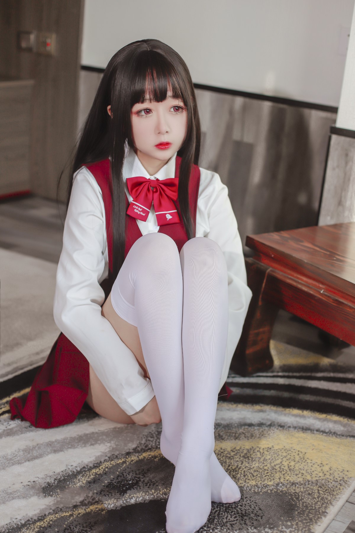 Coser@日奈娇 Vol 037 JK少女红裙 0003 0890114360.jpg