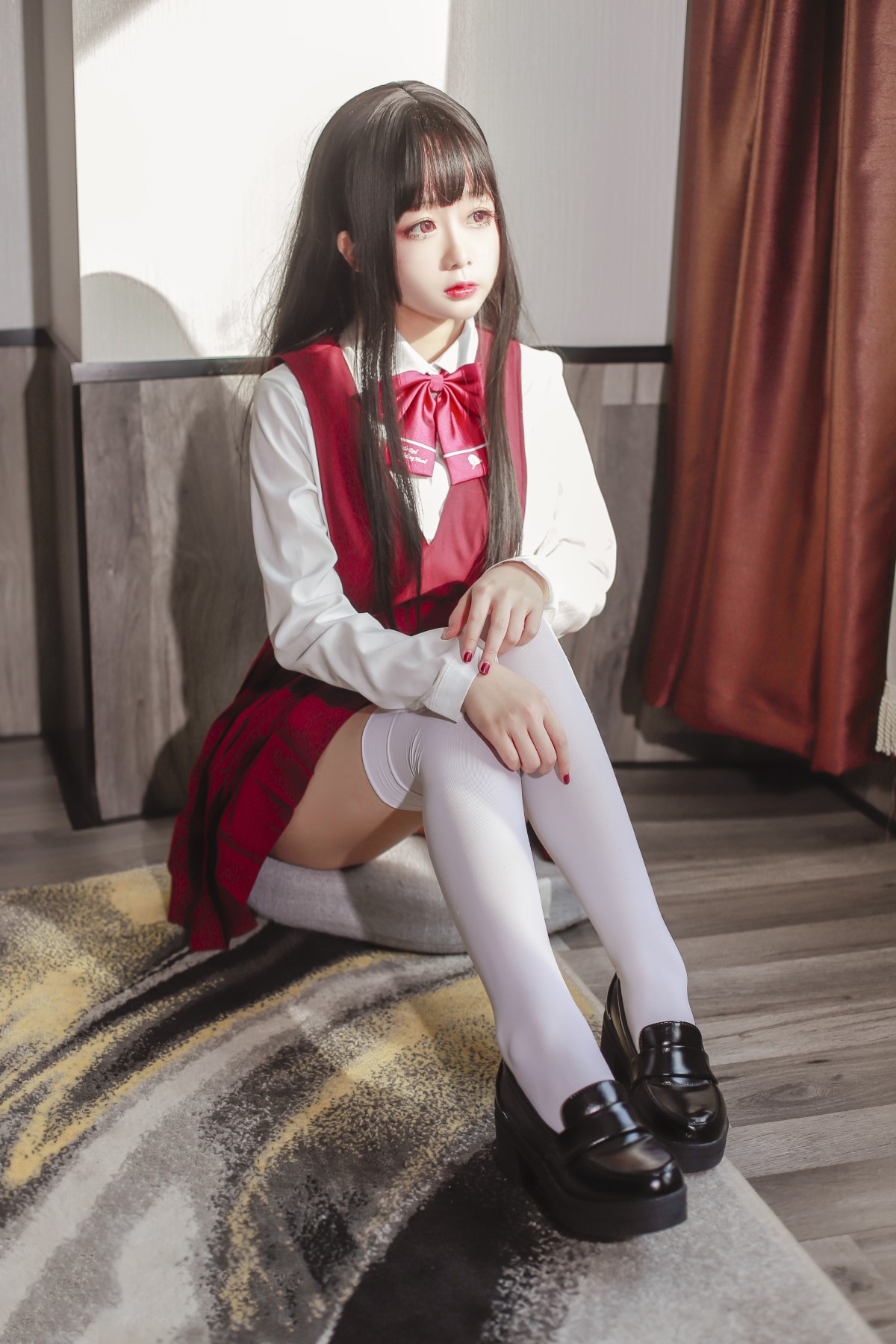 Coser@日奈娇 Vol 037 JK少女红裙 0026 0677981491.jpg