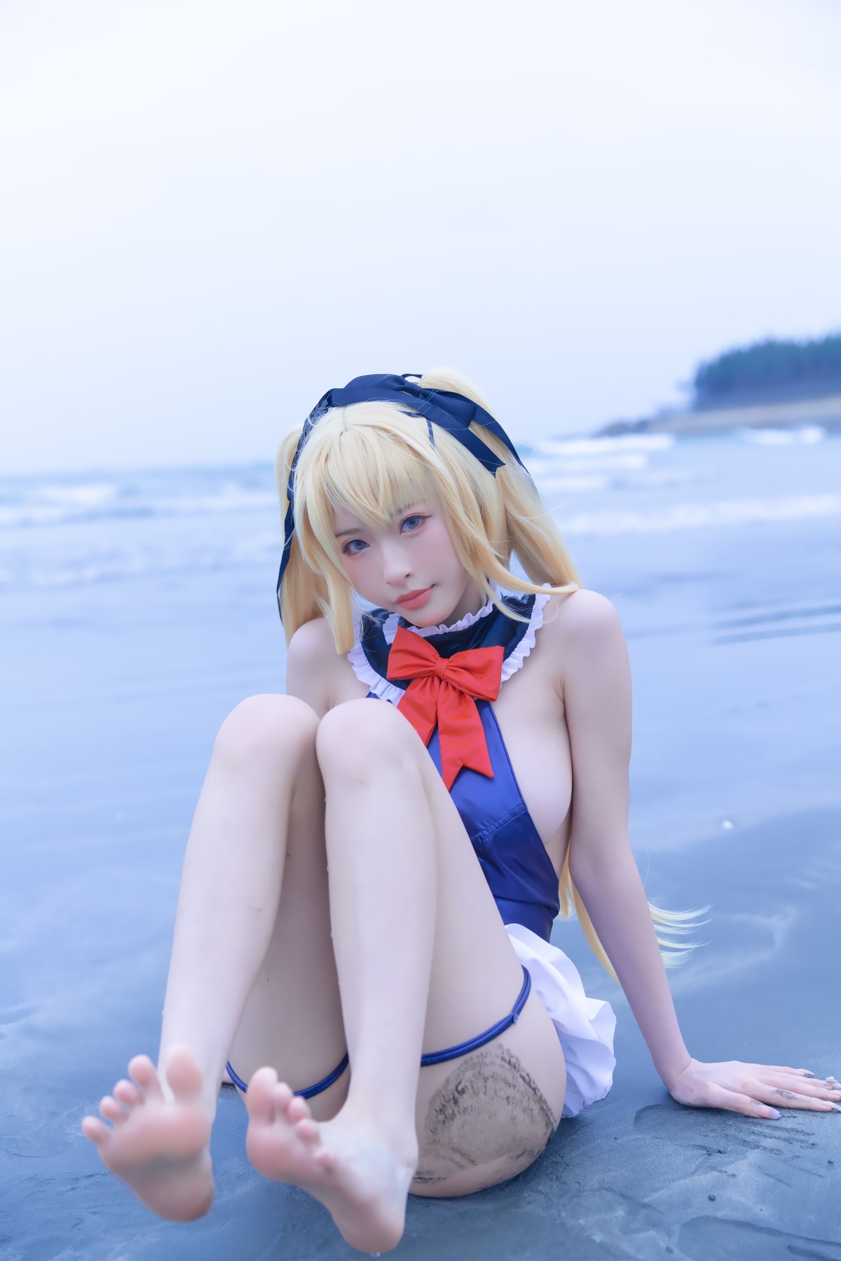 Coser@清水由乃 Vol 024 玛丽萝丝 蓝色泳衣 0026 6259620345.jpg