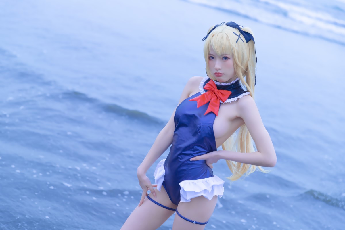 Coser@清水由乃 Vol 024 玛丽萝丝 蓝色泳衣 0031 9370656814.jpg