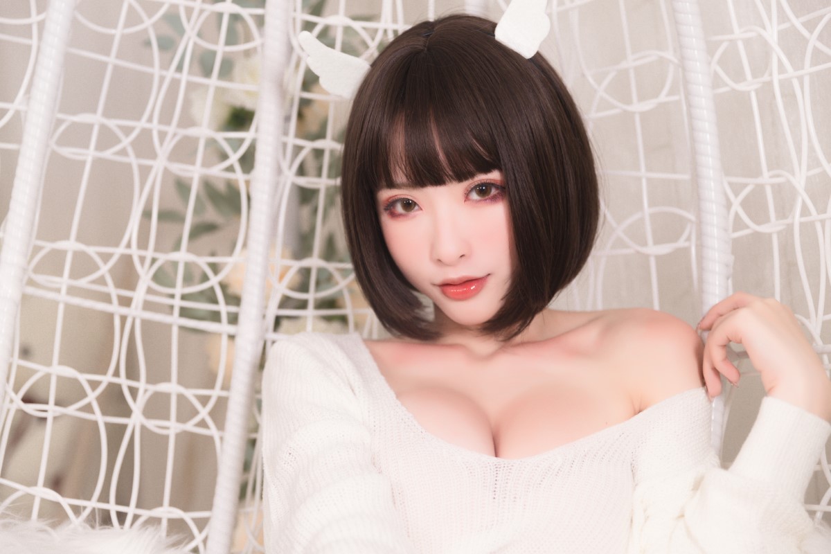 Coser@清水由乃 Vol 034 白色毛衣 0027 8405349412.jpg