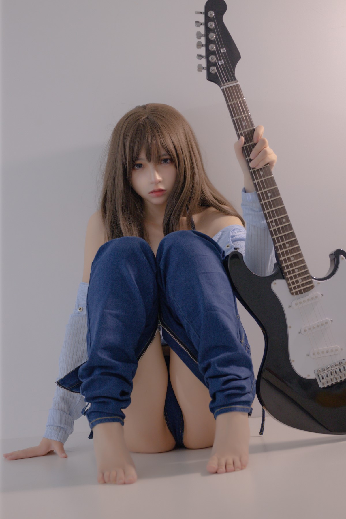 Coser@疯猫ss Vol 100 2022夏日限定A本 吉他妹妹 牛仔裤 0013 6990663012.jpg