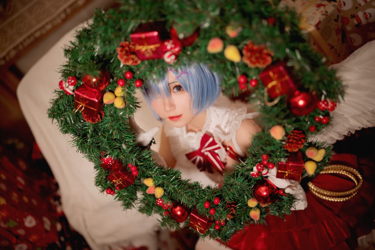 Coser@花柒Hana Vol 003 圣诞蕾姆cos 0018 7887375467.jpg