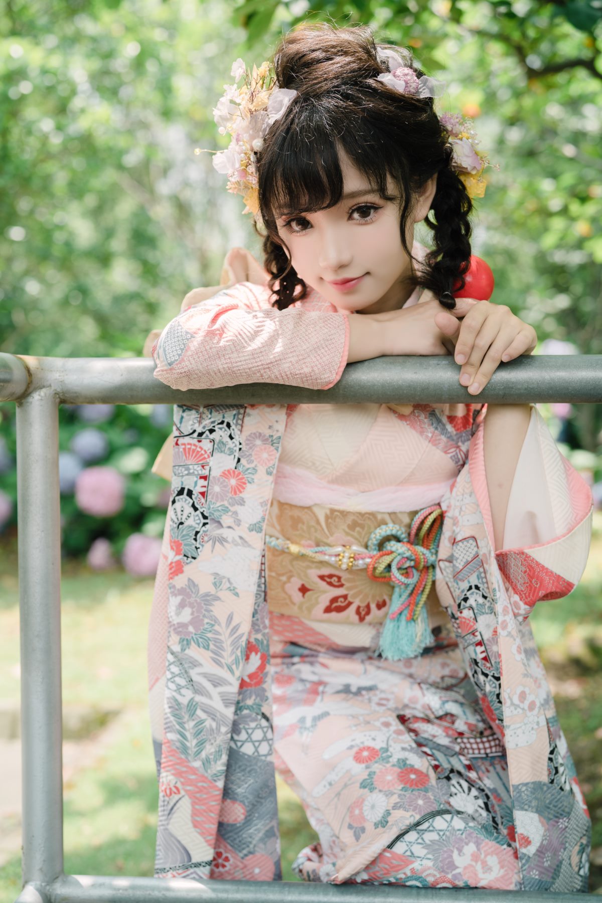 Coser@花柒Hana Vol 009 绣球花和服 0001 1011118894.jpg