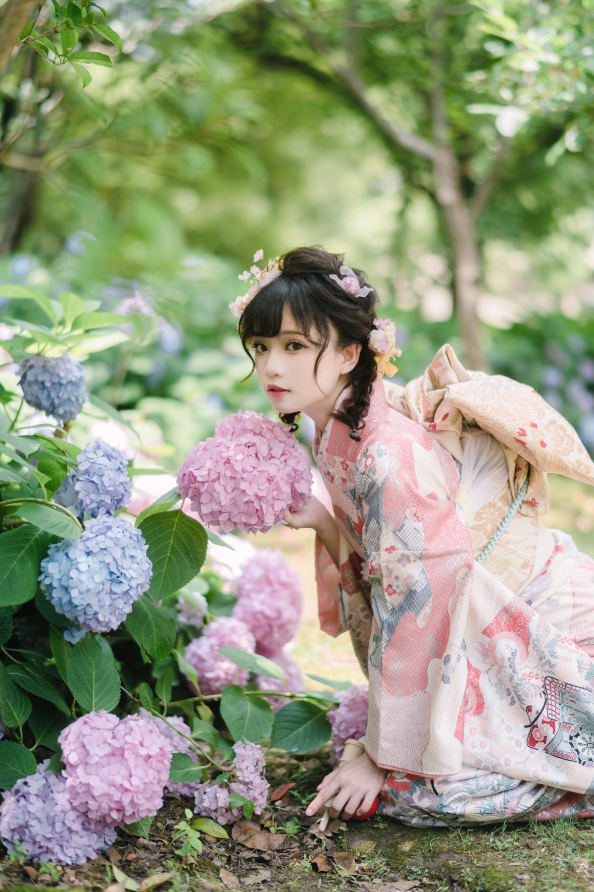 Coser@花柒Hana Vol 009 绣球花和服 0017 8876123601.jpg