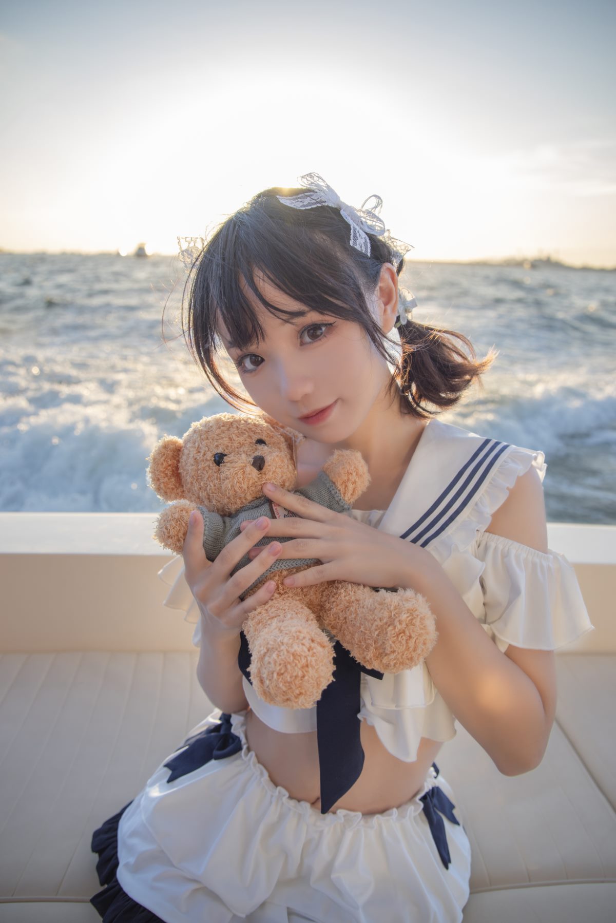 Coser@花柒Hana Vol 013 三亚熊之海军风泳装 0004 2793783241.jpg