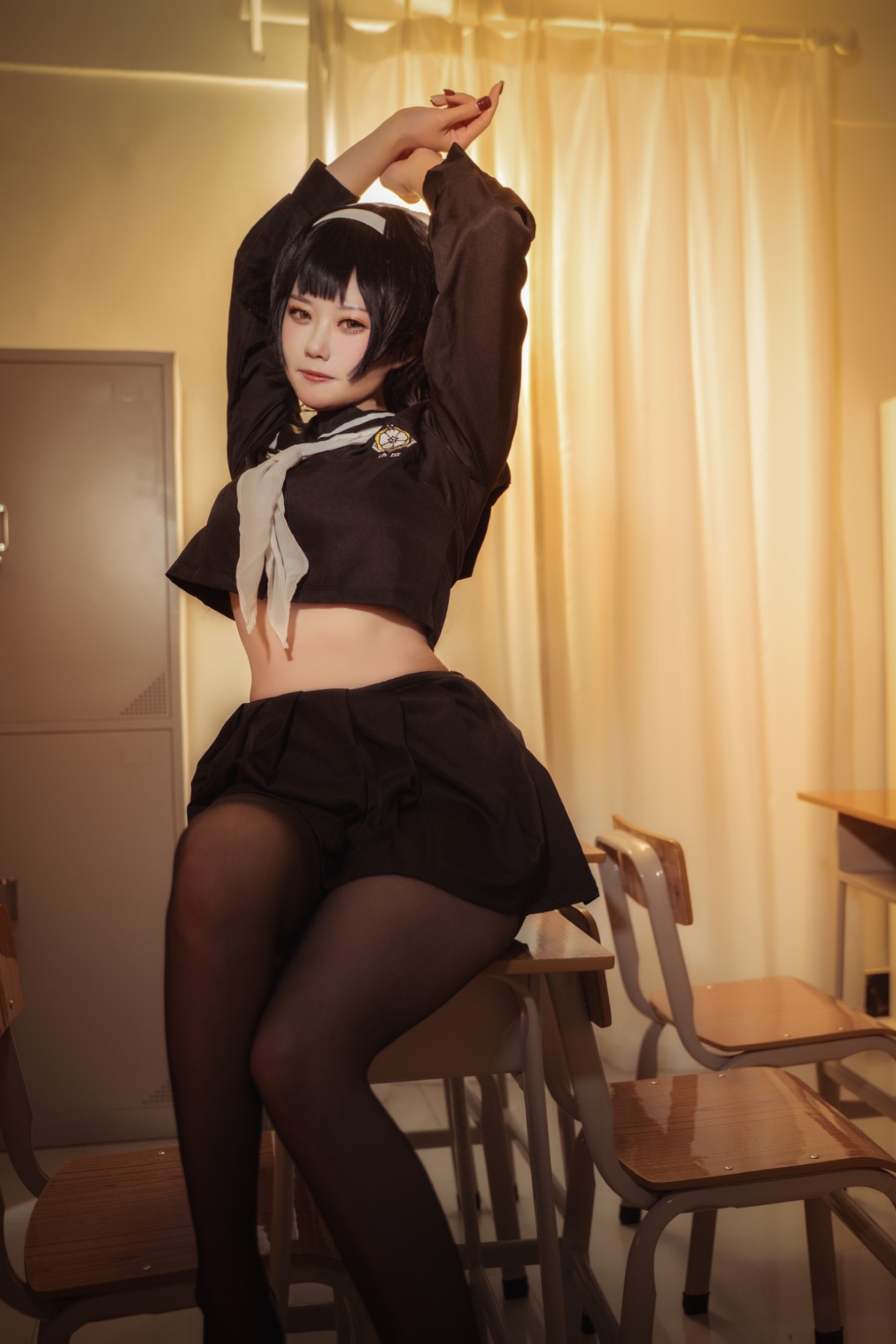 Coser@贞子蜜桃 Vol 009 碧蓝航线 爱宕高雄制服 0020 4003291116.jpg