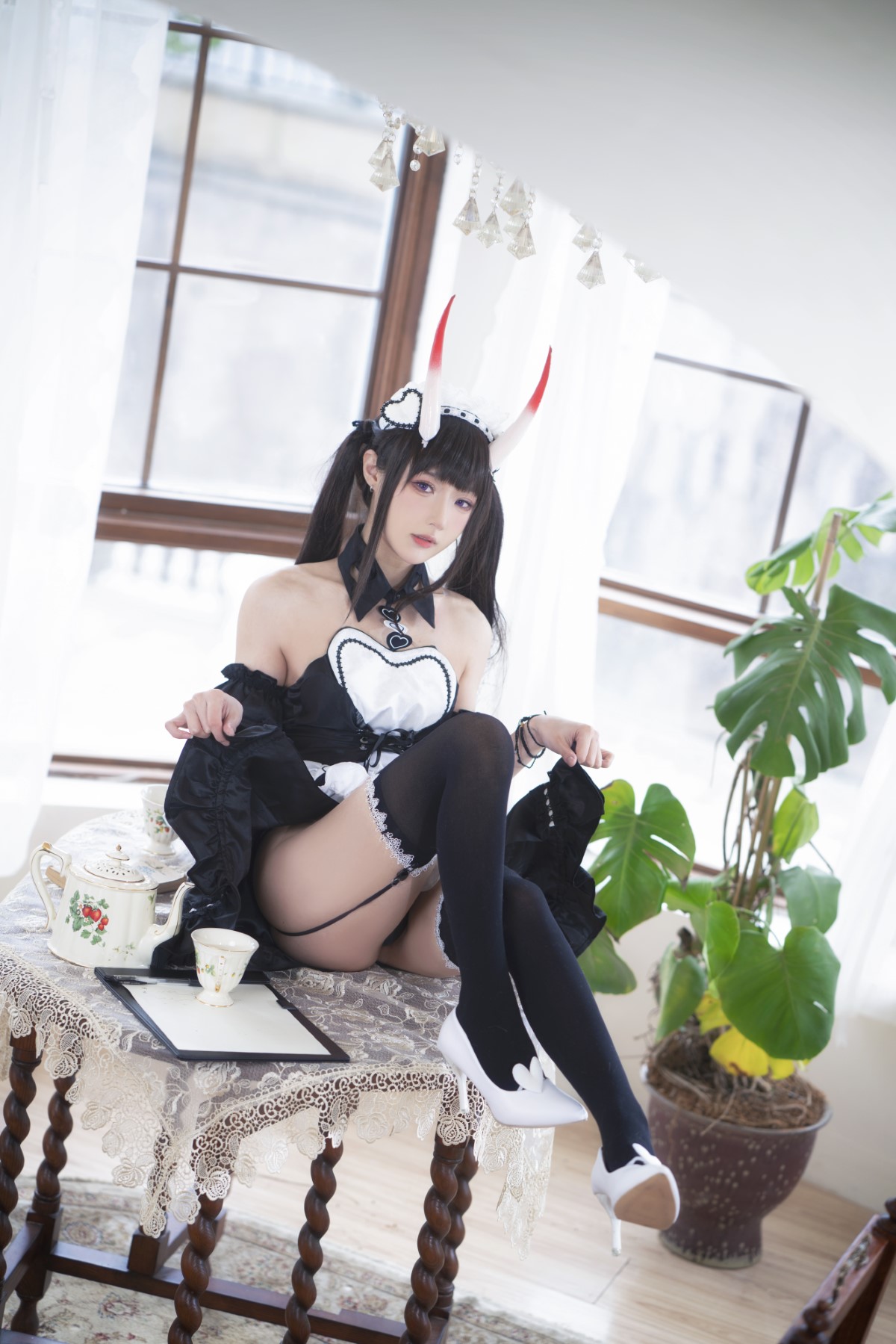 Coser@阿包也是兔娘 Vol 048 1月舰长图包 能代女仆 0021 4619475954.jpg