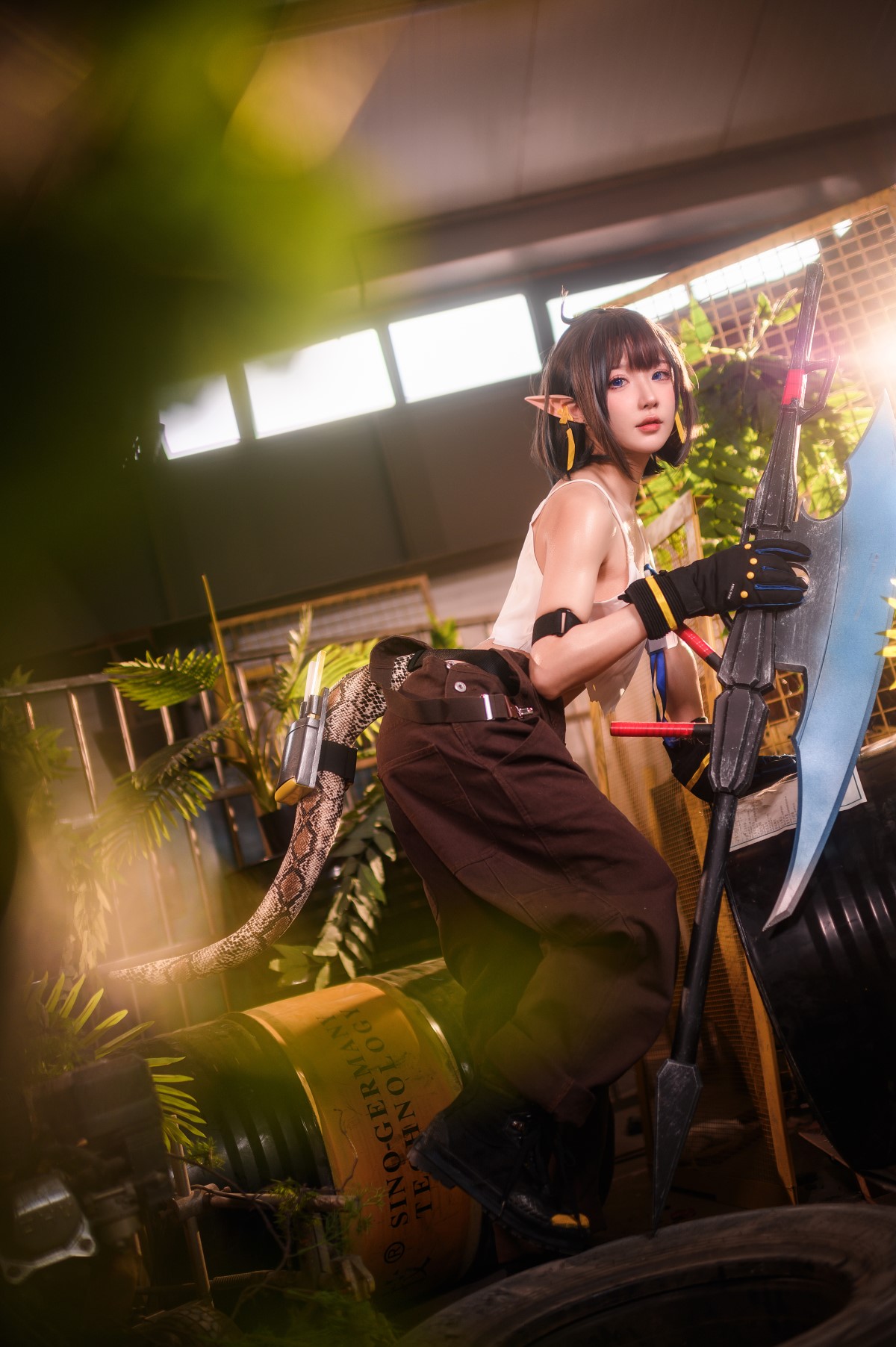 Coser@阿包也是兔娘 Vol 050 06月舰长 明日方舟 森蚺 0012 6474089880.jpg