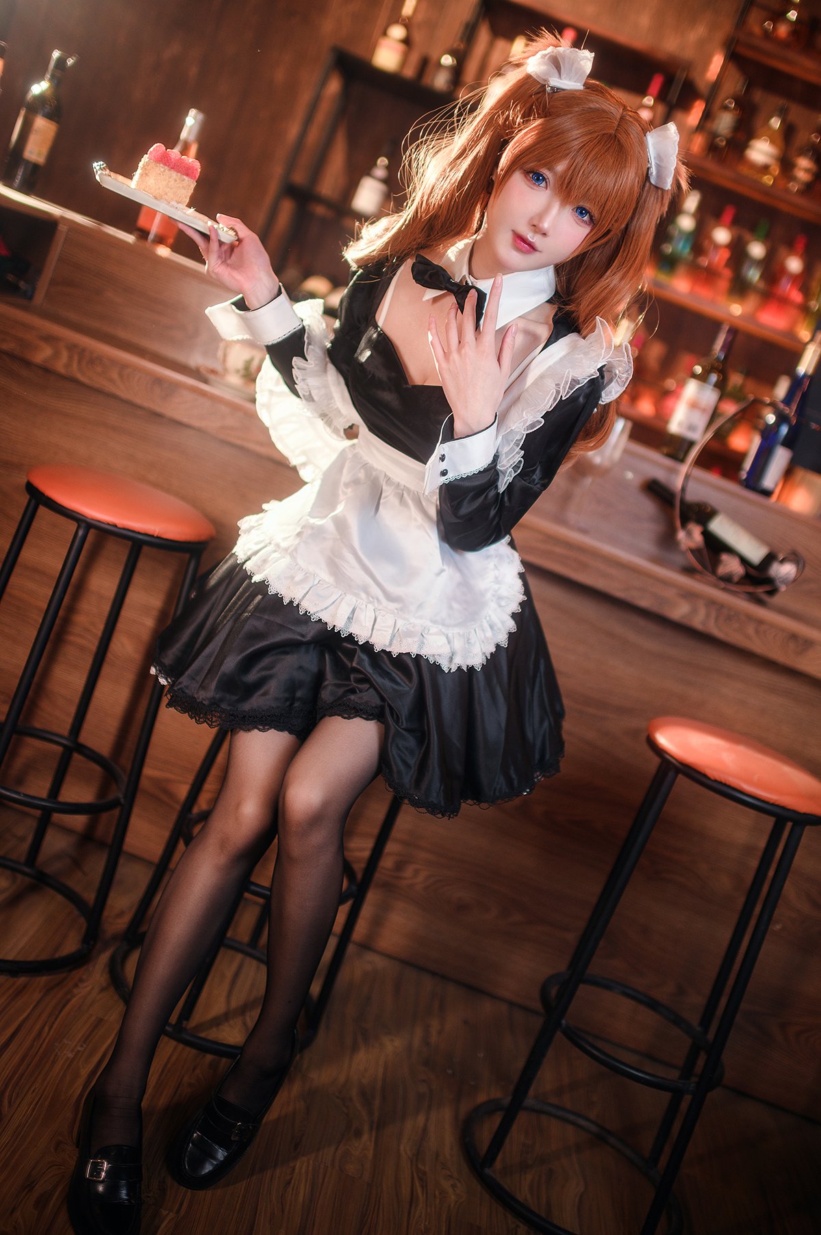 Coser@阿包也是兔娘 Vol.051 4月舰长图包 明日香