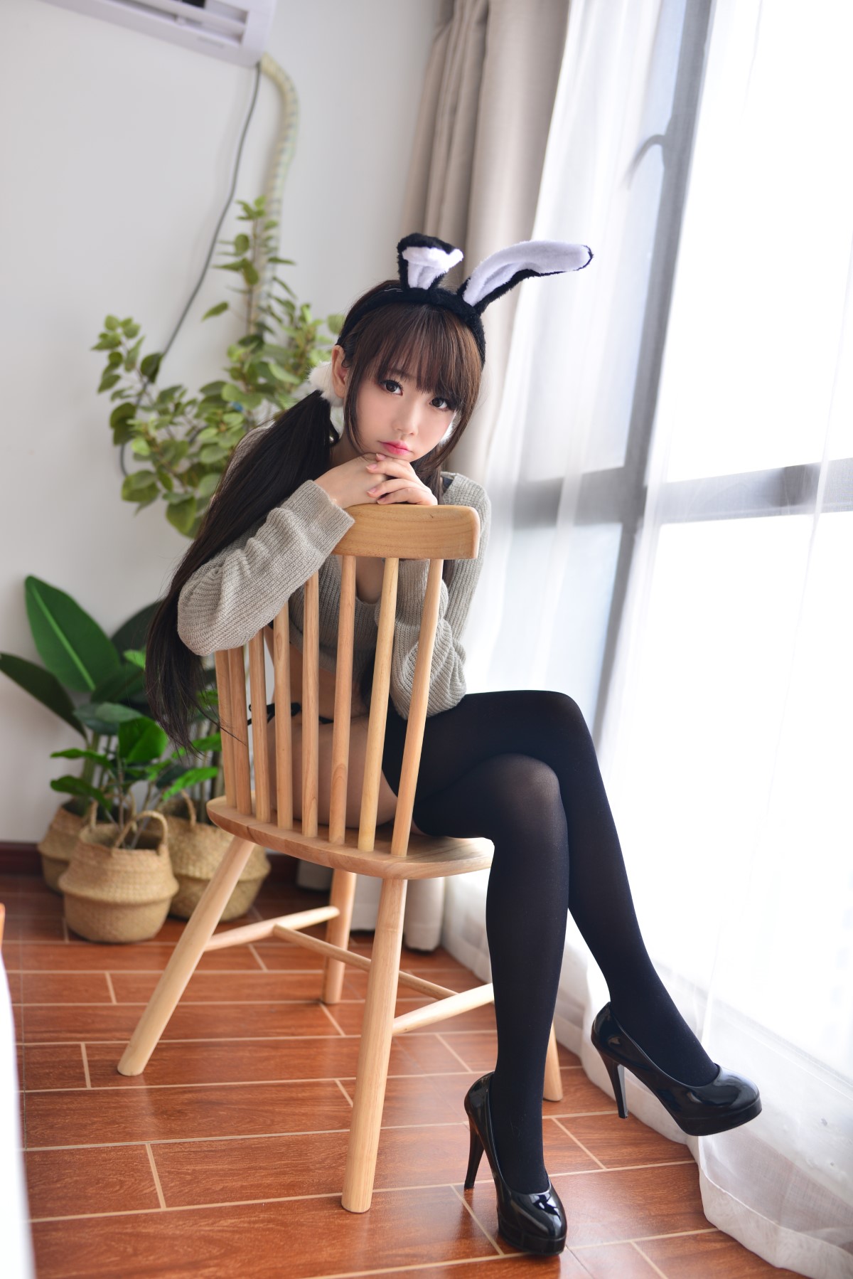 Coser@雪琪SAMA Vol 041 灰兔兔 0015 0391534494.jpg