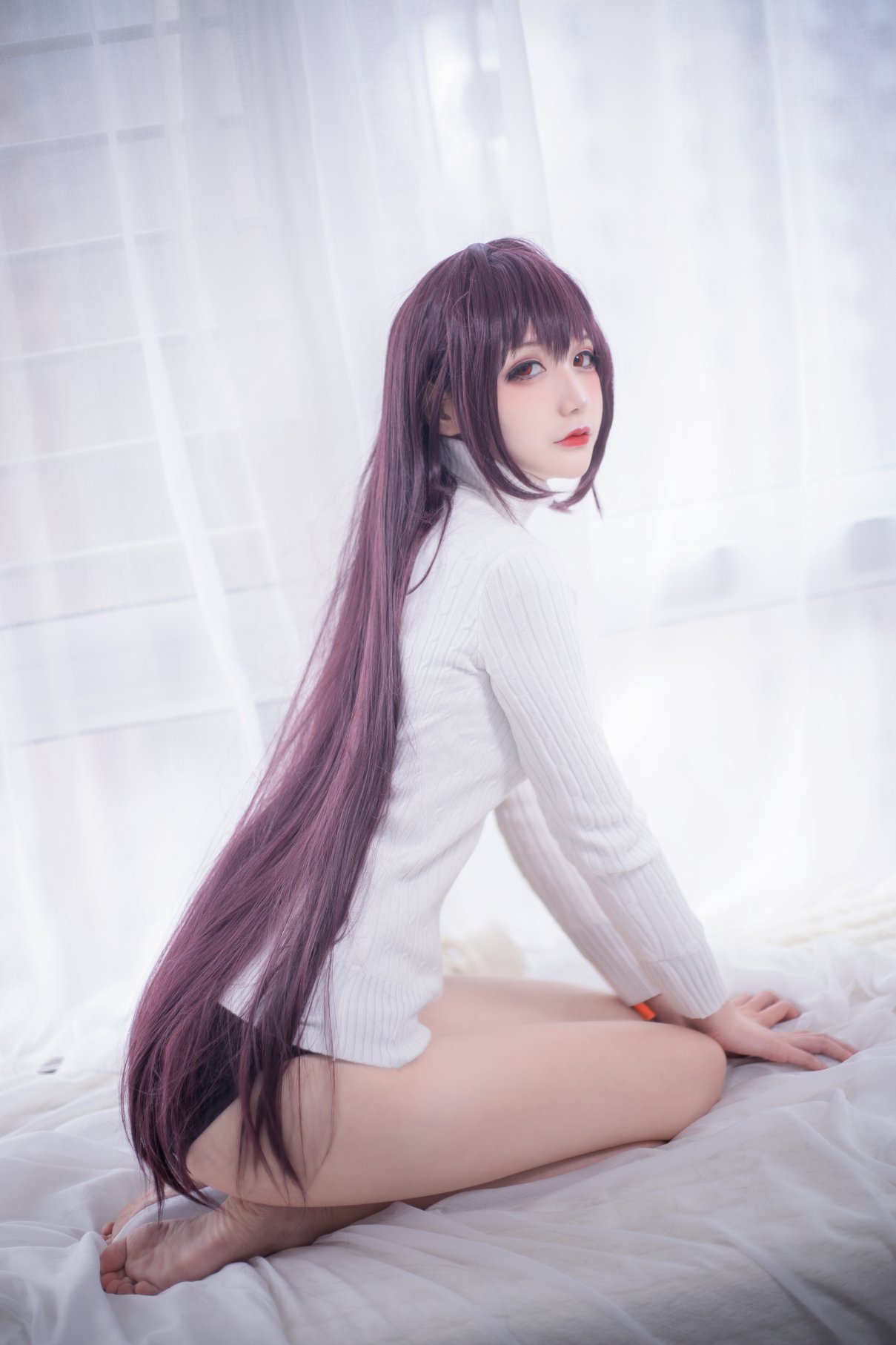 Coser@仙九Airi Vol.011 斯卡哈毛衣 0008