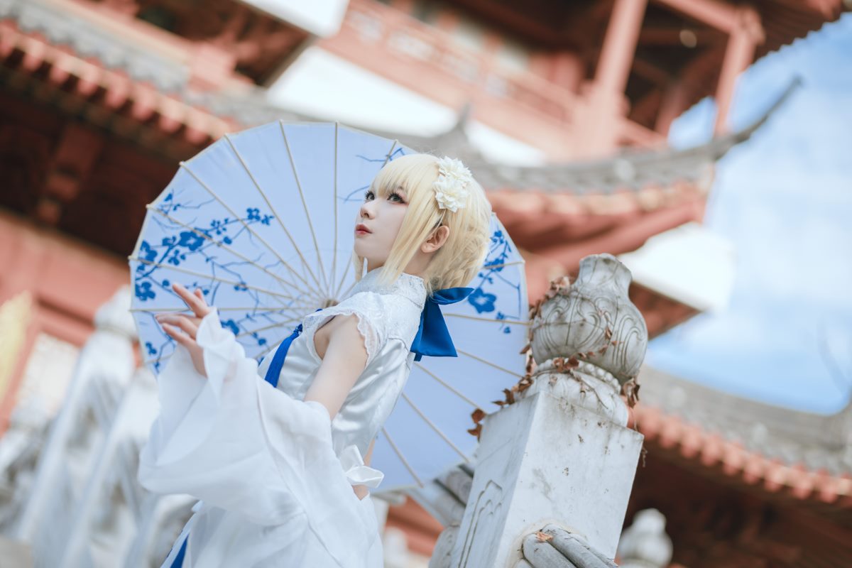 Coser@封疆疆v Vol 004 saber 旗袍 0011