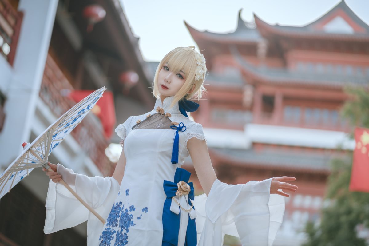 Coser@封疆疆v Vol 004 saber 旗袍 0027