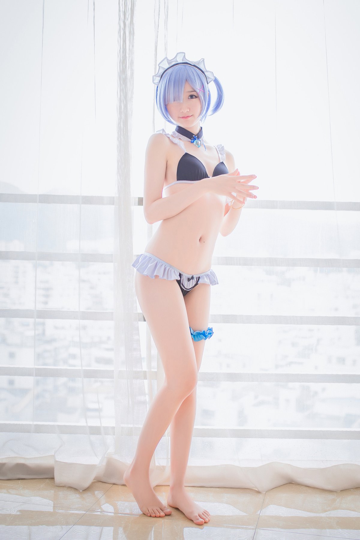 Coser@木绵绵OwO Vol.030 蕾姆泳装