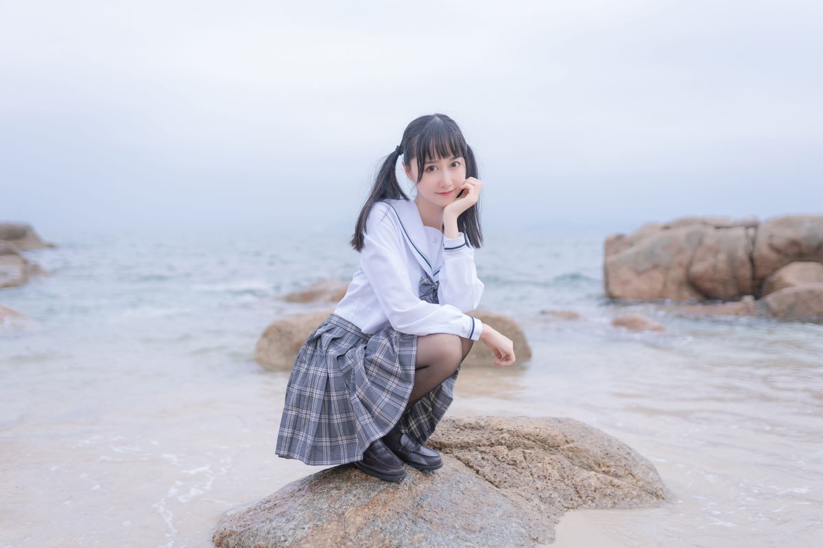 Coser@木绵绵OwO Vol 040 海边JK 0020 9782780005.jpg