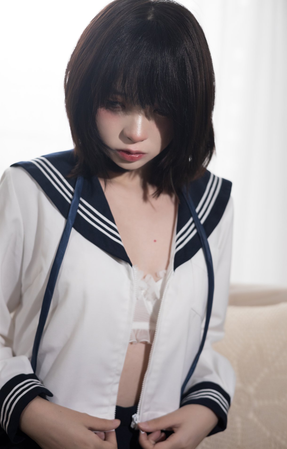 Coser@疯猫ss Vol.068 肉丝黑旗袍 0030