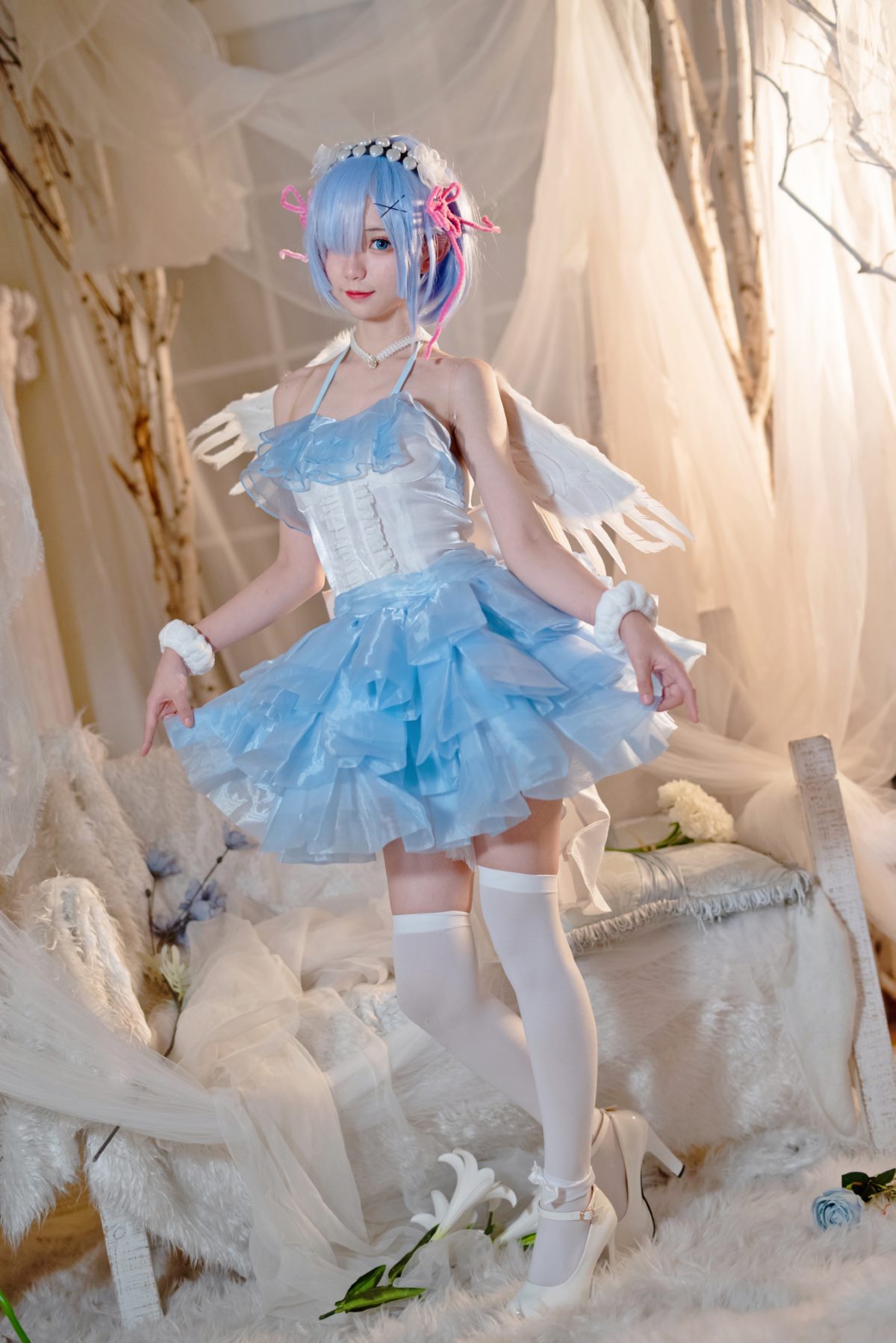 Coser@花柒Hana Vol 001 蕾姆大天使 0009 0208206852.jpg