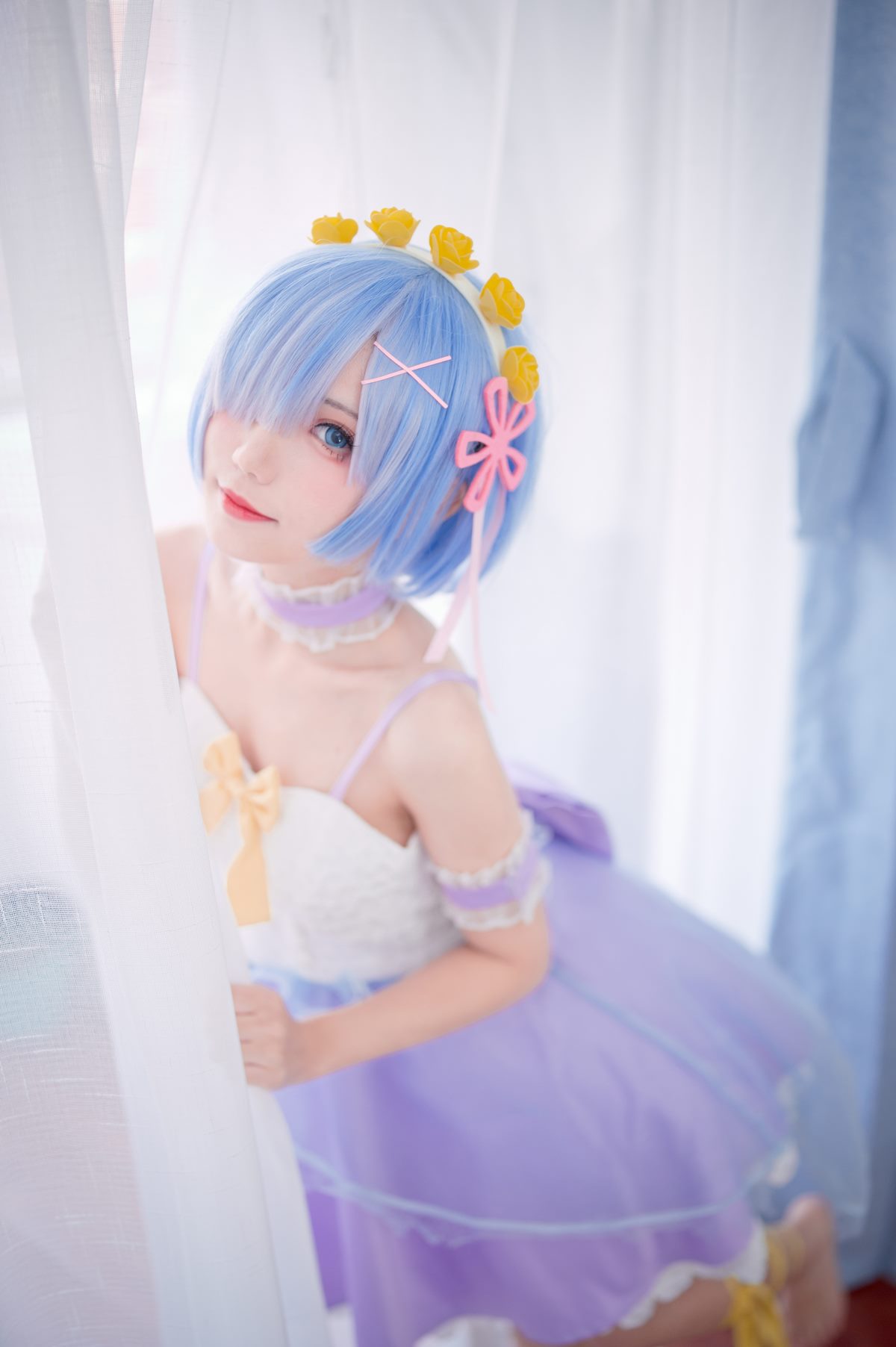 Coser@花柒Hana Vol 002 蕾姆CLEAR DRESS 0003 5272373508.jpg