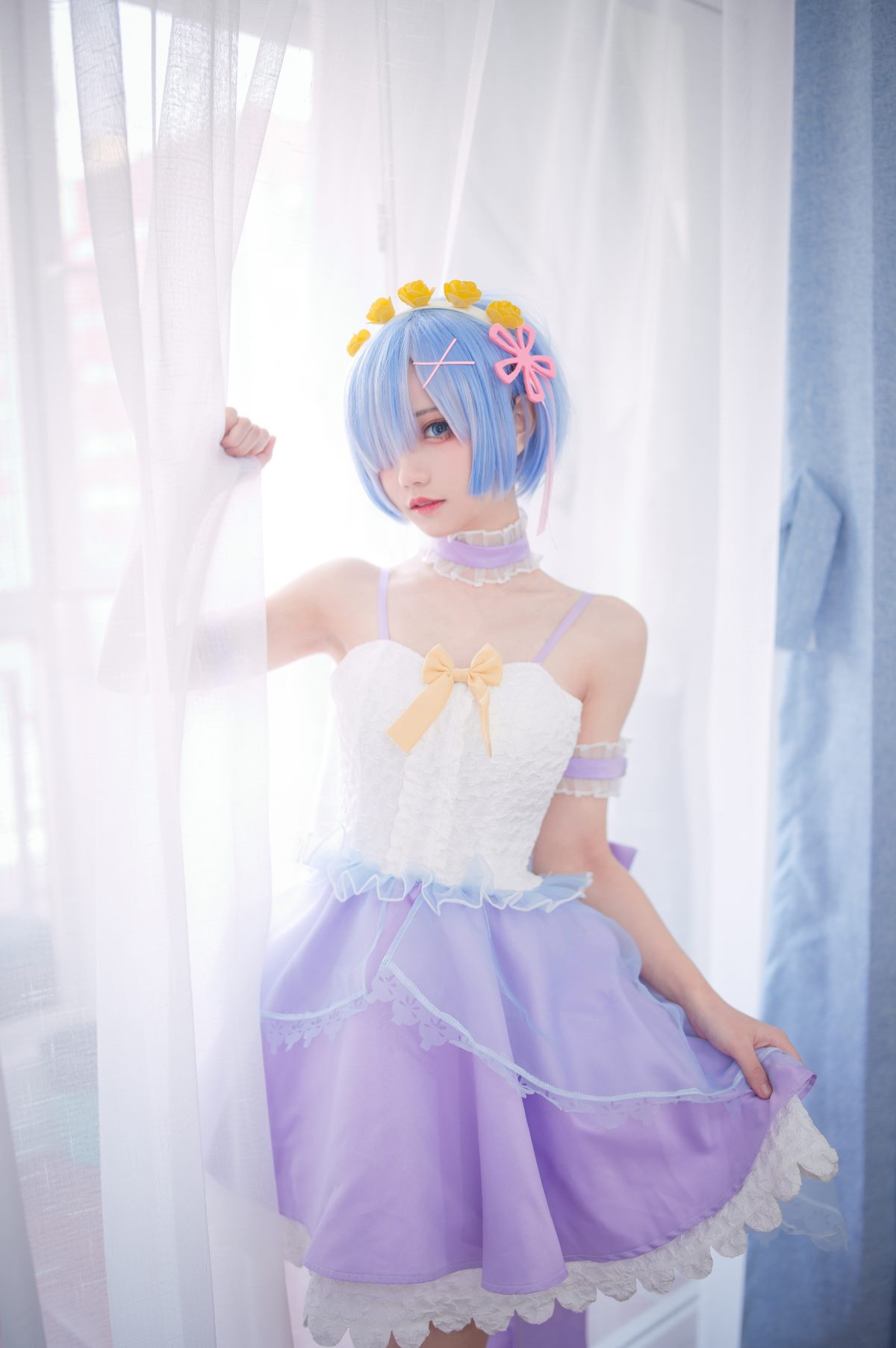 Coser@花柒Hana Vol 002 蕾姆CLEAR DRESS 0005 3464223359.jpg