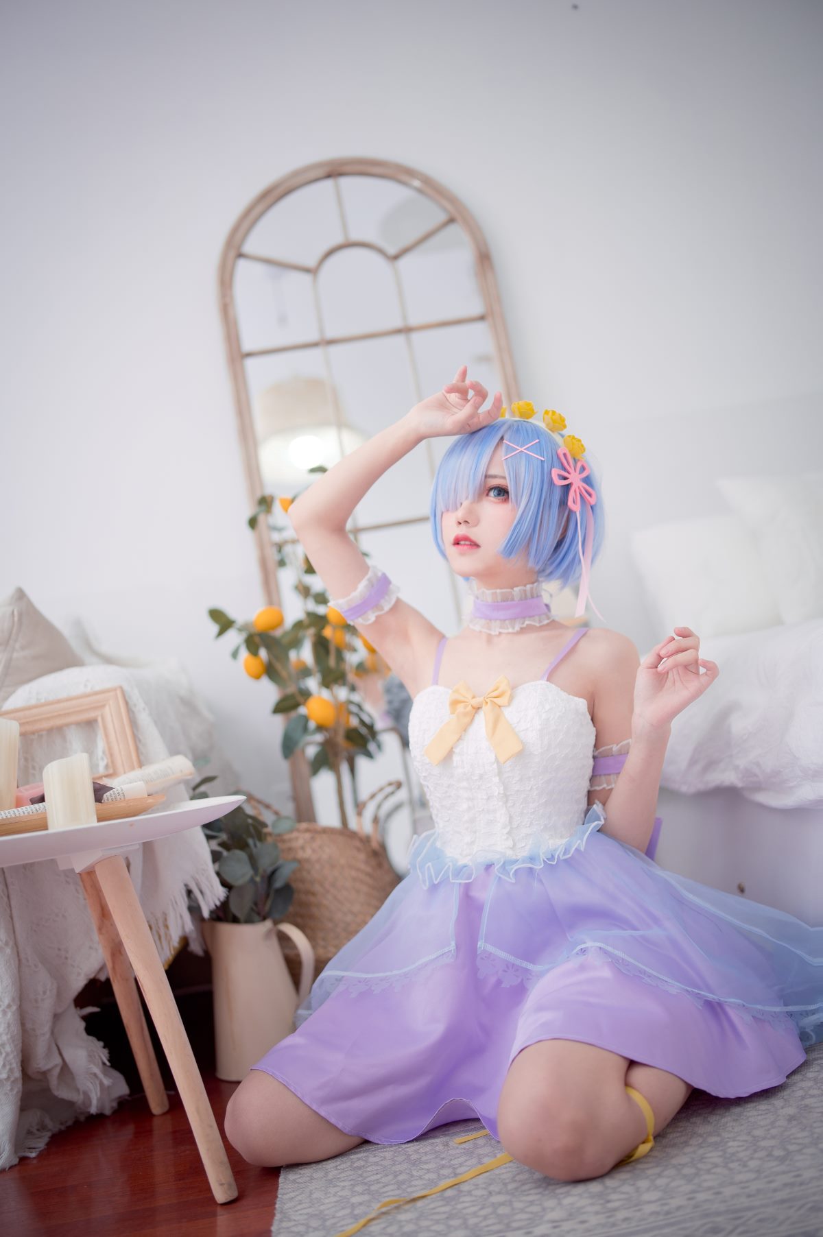 Coser@花柒Hana Vol 002 蕾姆CLEAR DRESS 0008 6319659518.jpg