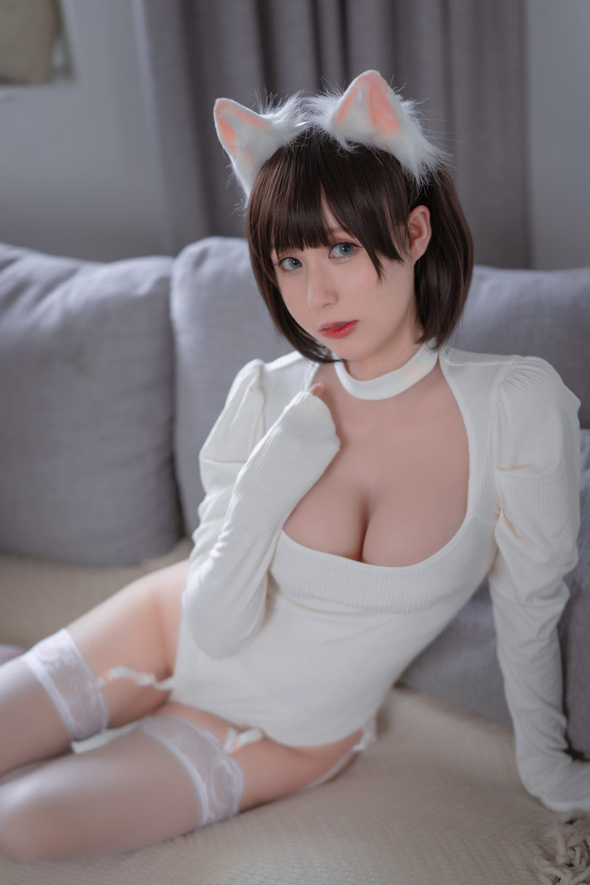 Coser@西园寺南歌 Vol 006 白猫白色连体衣 0028 7321560866.jpg