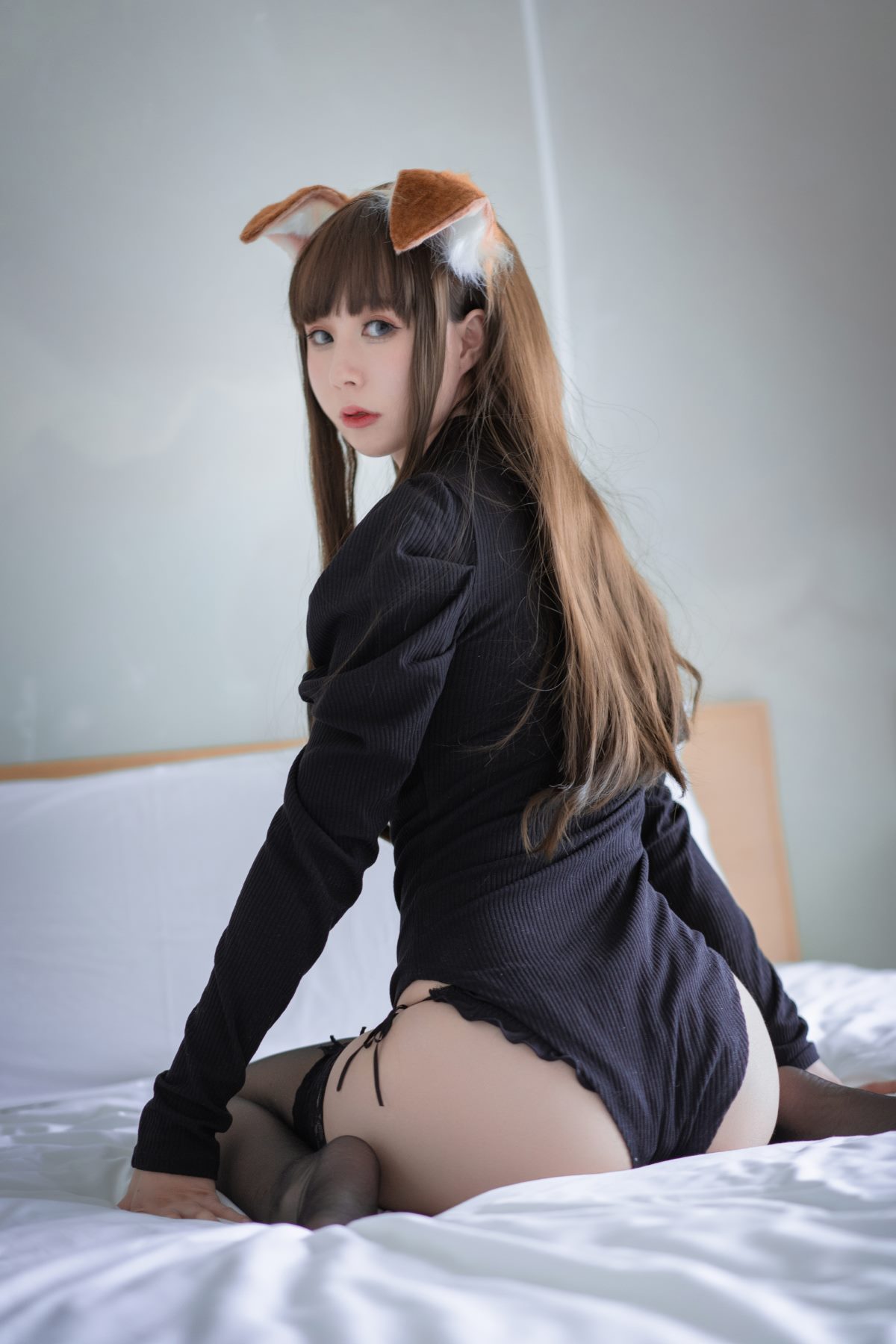 Coser@西园寺南歌 Vol 007 折耳犬黑色连体衣 0018 5724659144.jpg