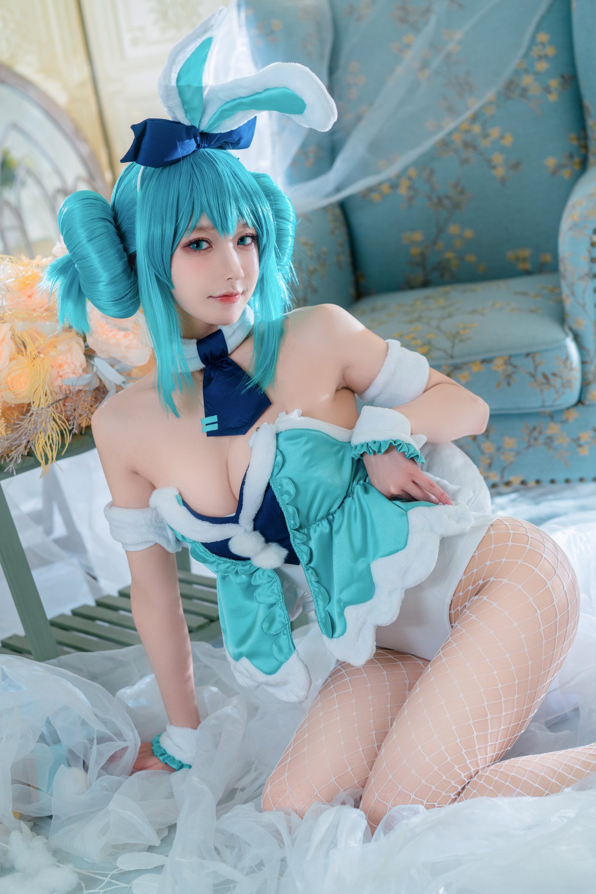 Coser@阿包也是兔娘 Vol.032 玛丽罗斯胶衣 0004