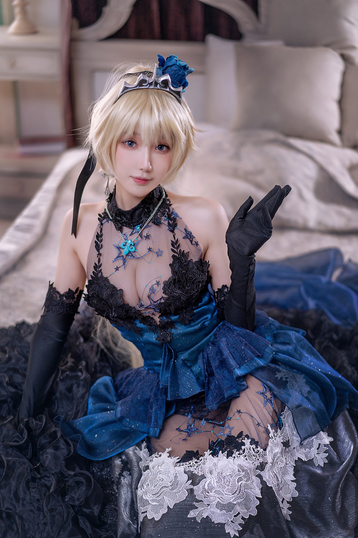 Coser@阿包也是兔娘 Vol.032 玛丽罗斯胶衣 0012