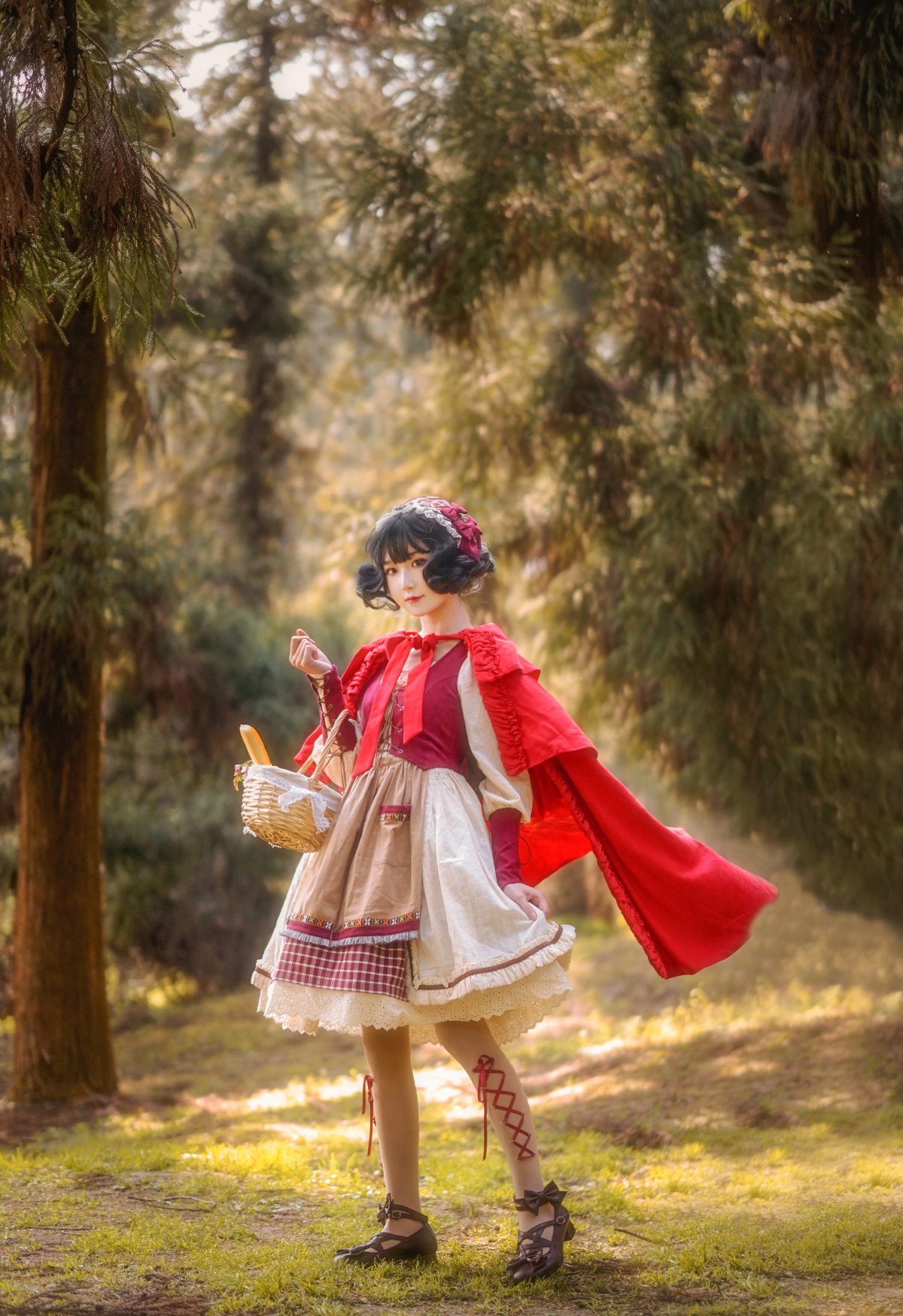 Coser@阿包也是兔娘 Vol.019 lolita红裙2 0006