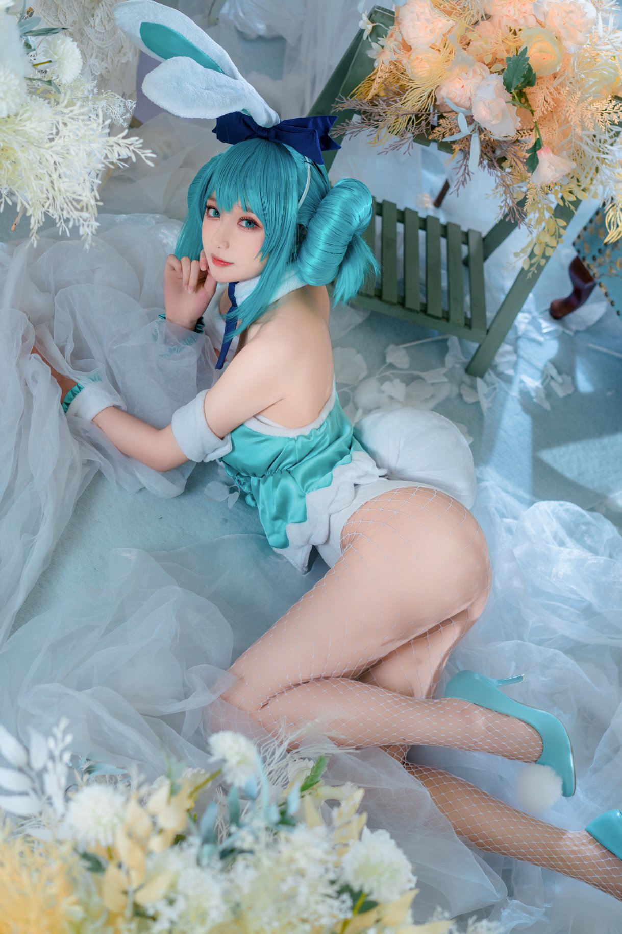 Coser@阿包也是兔娘 Vol.032 玛丽罗斯胶衣 0017