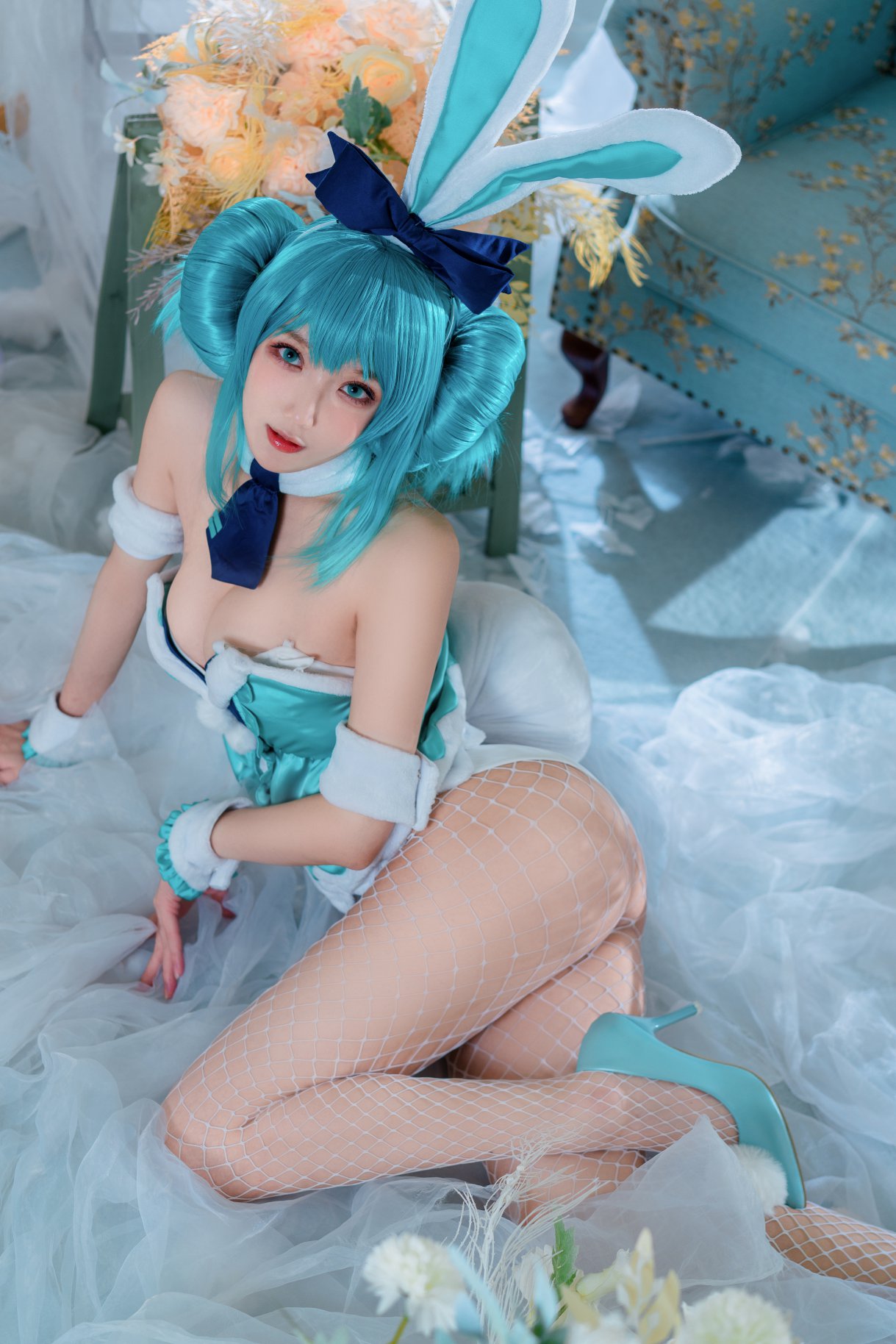 Coser@阿包也是兔娘 Vol.032 玛丽罗斯胶衣