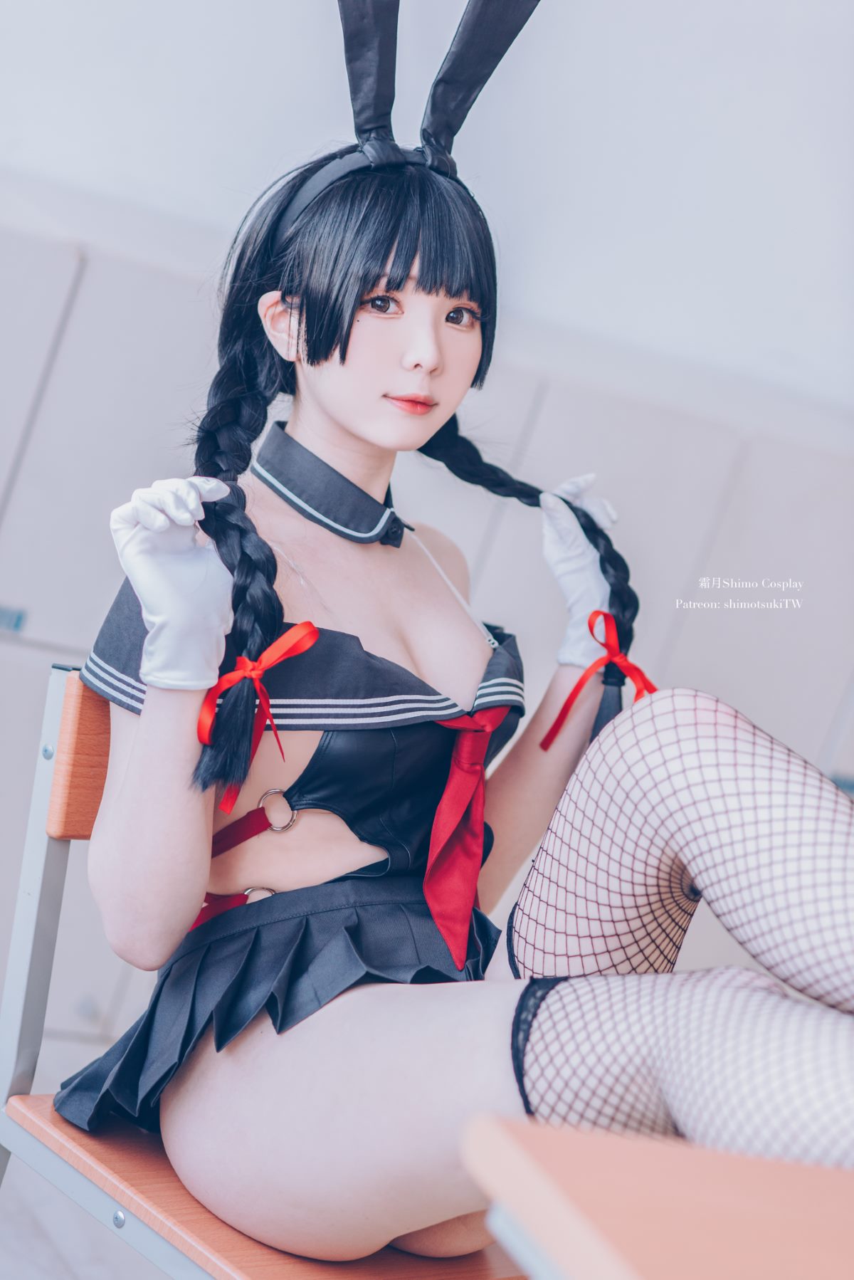 Coser@霜月shimo Vol 042 卯月桃子 水手服兔女郎 0008 5785808574.jpg