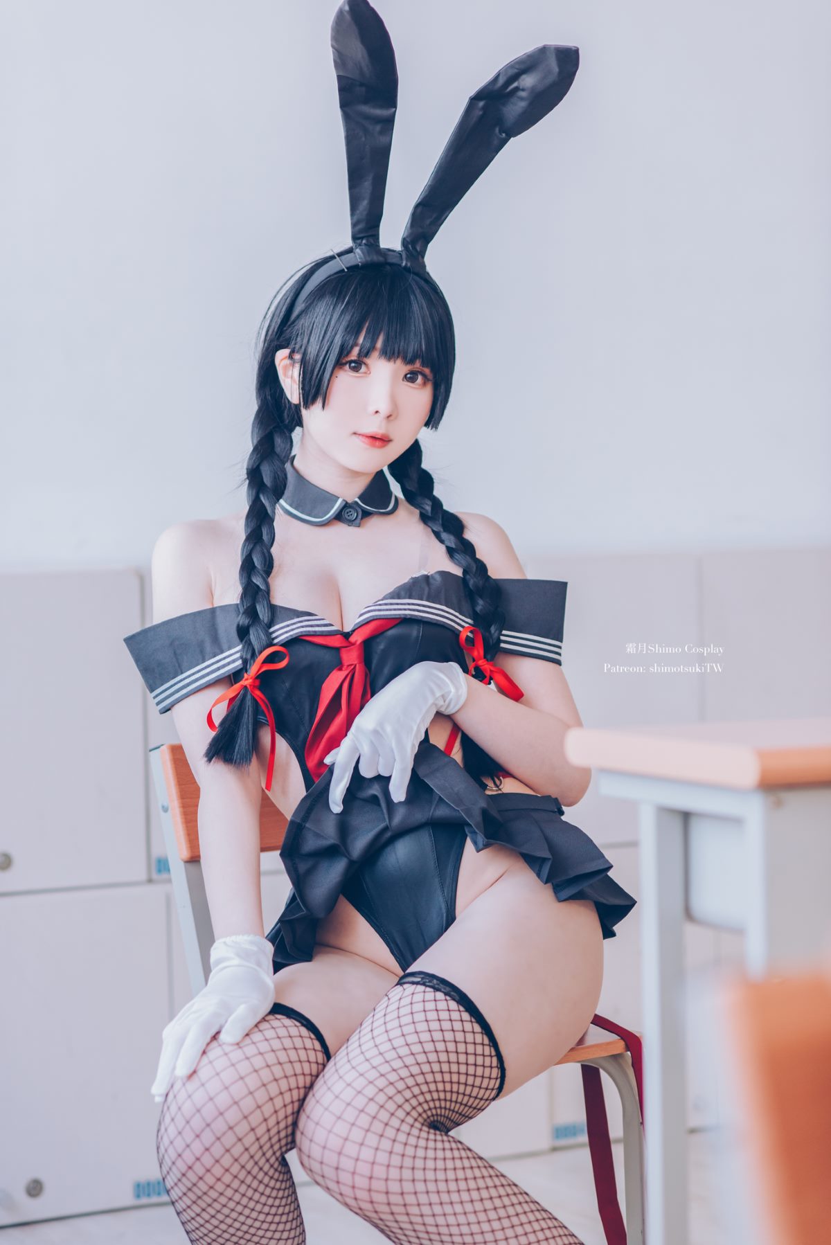 Coser@霜月shimo Vol 042 卯月桃子 水手服兔女郎 0010 1379213643.jpg