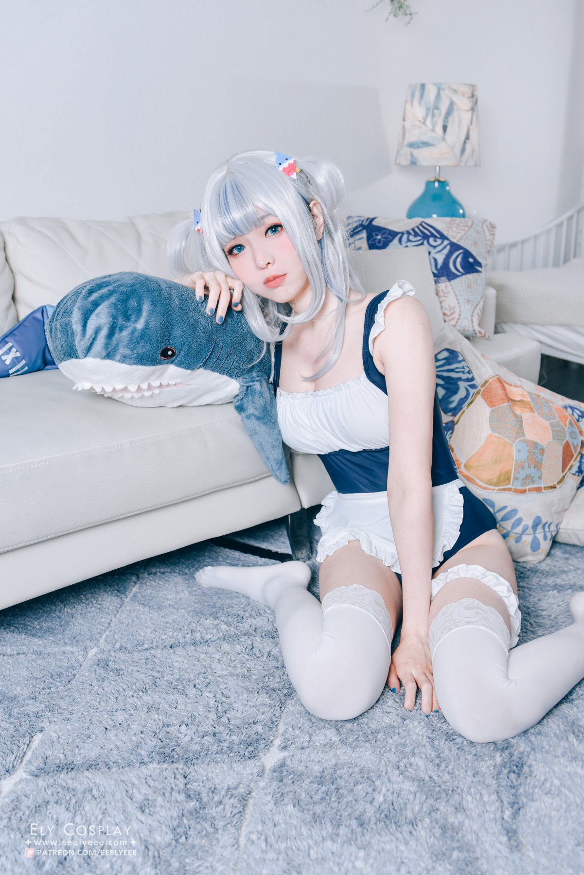 Coser@Ely Vol.045 Gura Swimsuit 0019