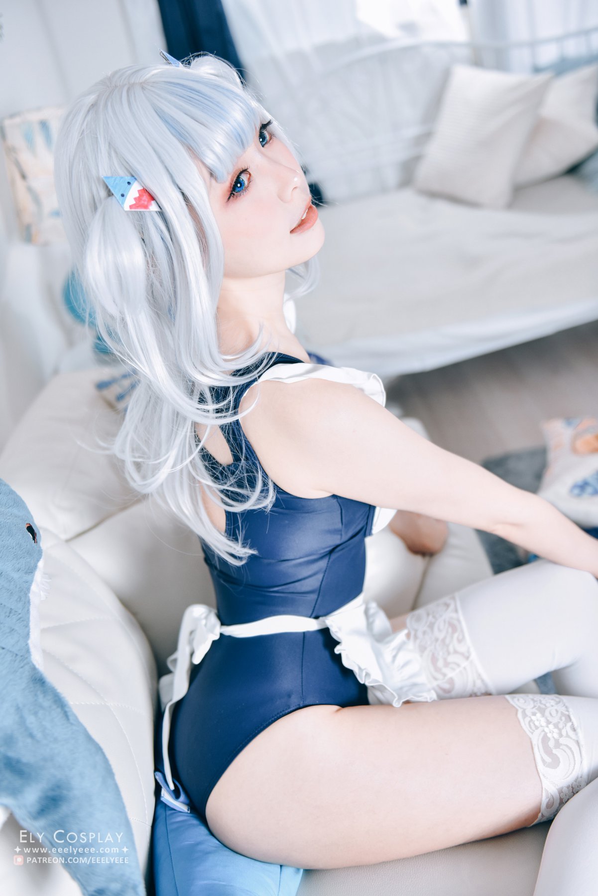 Coser@Ely Vol.045 Gura Swimsuit 0010