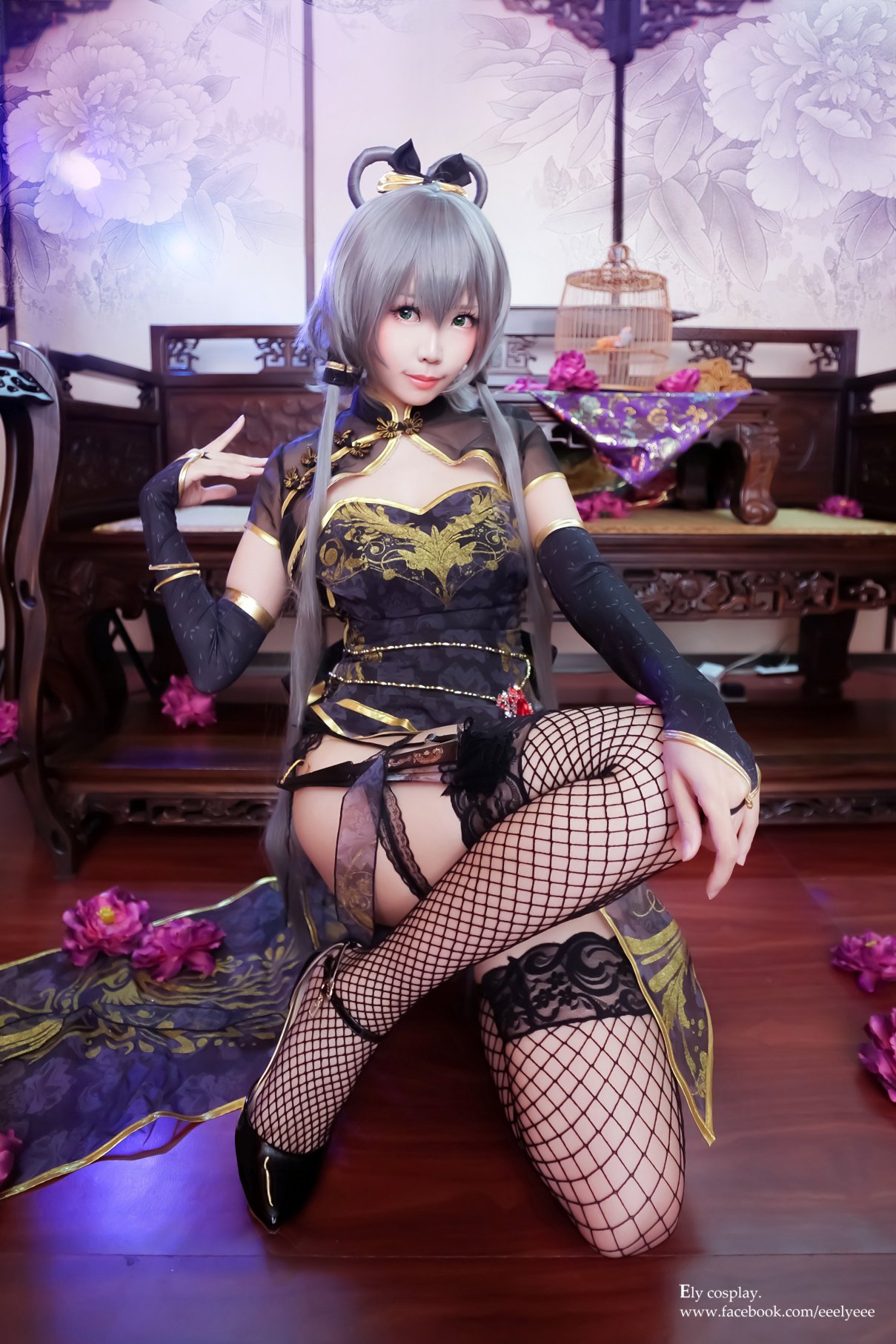 Coser@Ely Vol.011 天依 金丝雀旗袍 0005