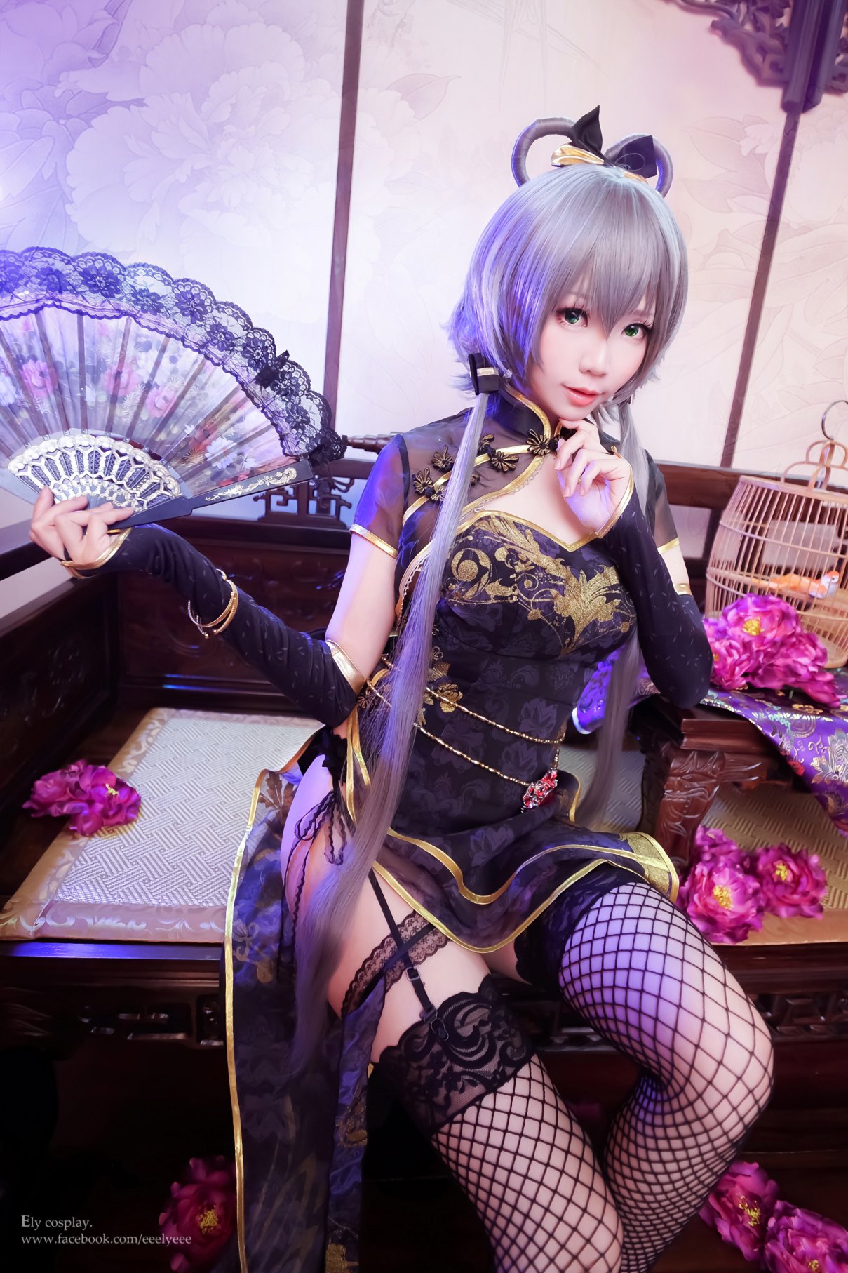 Coser@Ely Vol.011 天依 金丝雀旗袍 0010