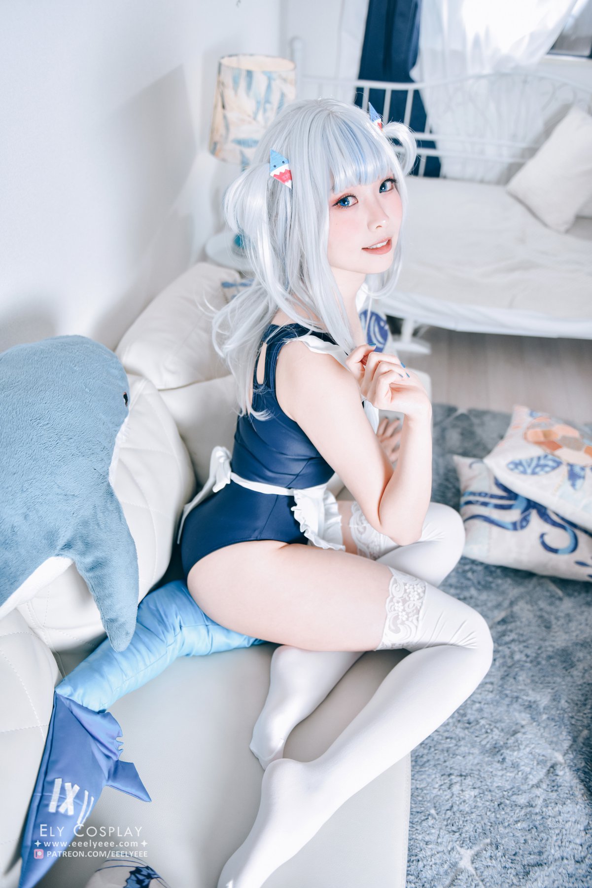 Coser@Ely Vol.045 Gura Swimsuit 0011