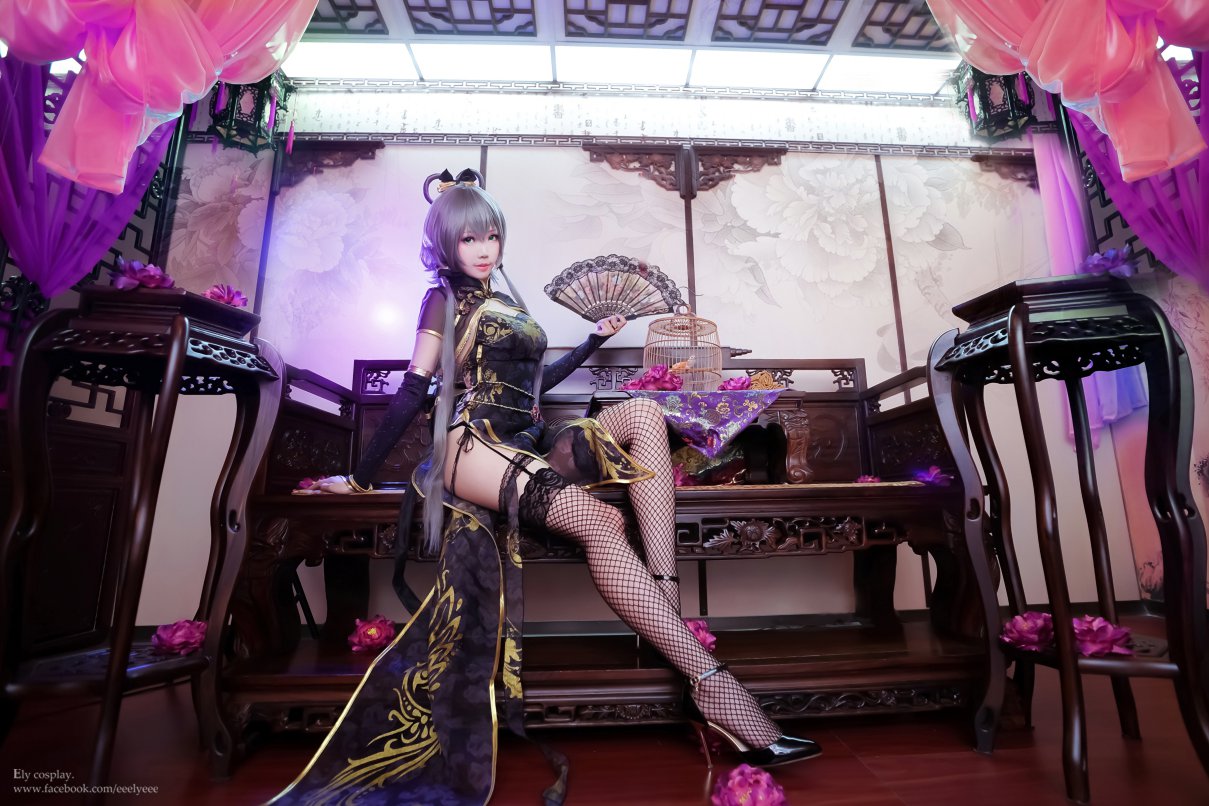 Coser@Ely Vol.011 天依 金丝雀旗袍 0011