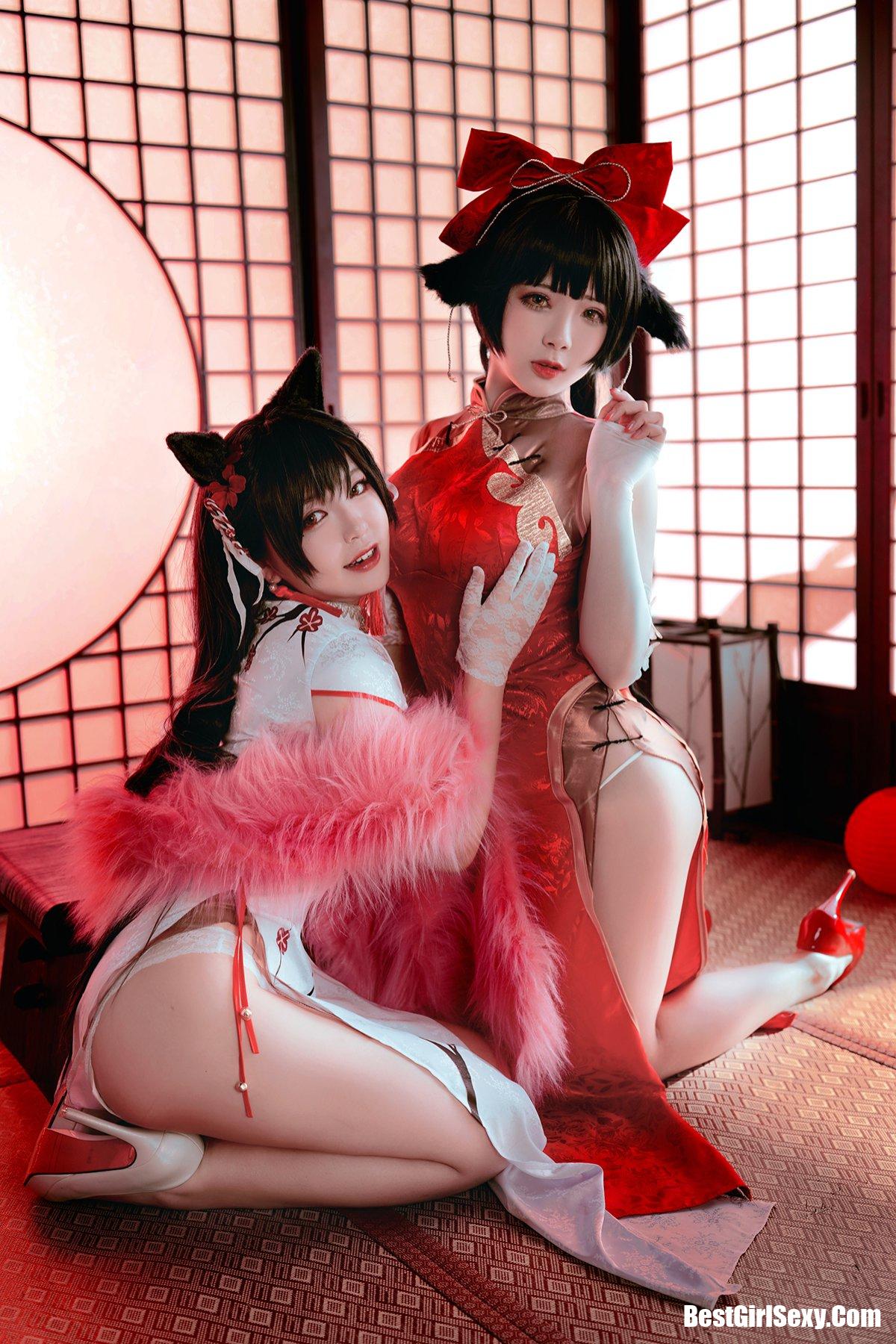 Coser@半半子 Vol.006 愛宕x高雄,チャイナ服 - 半半子 Banbanko、婉Yue 1