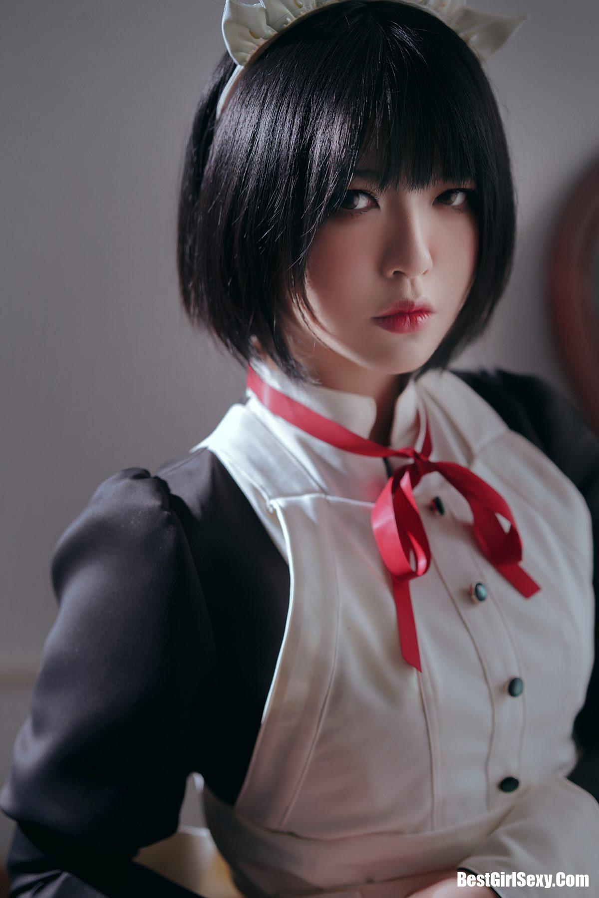 Coser@半半子 Vol.016 嫌パン MAID BANBANKO 女仆 0