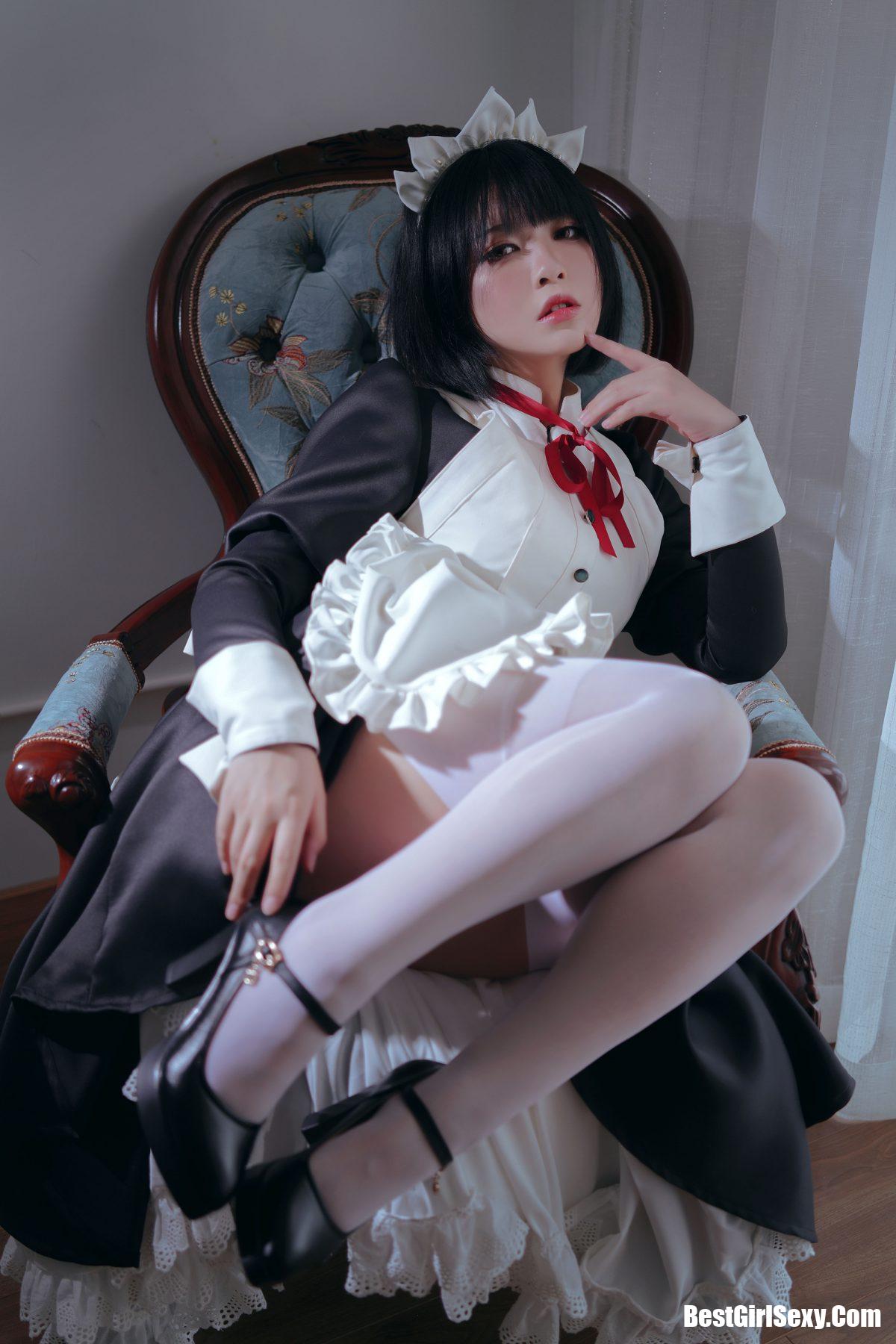 Coser@半半子 Vol.016 嫌パン MAID BANBANKO 女仆 14