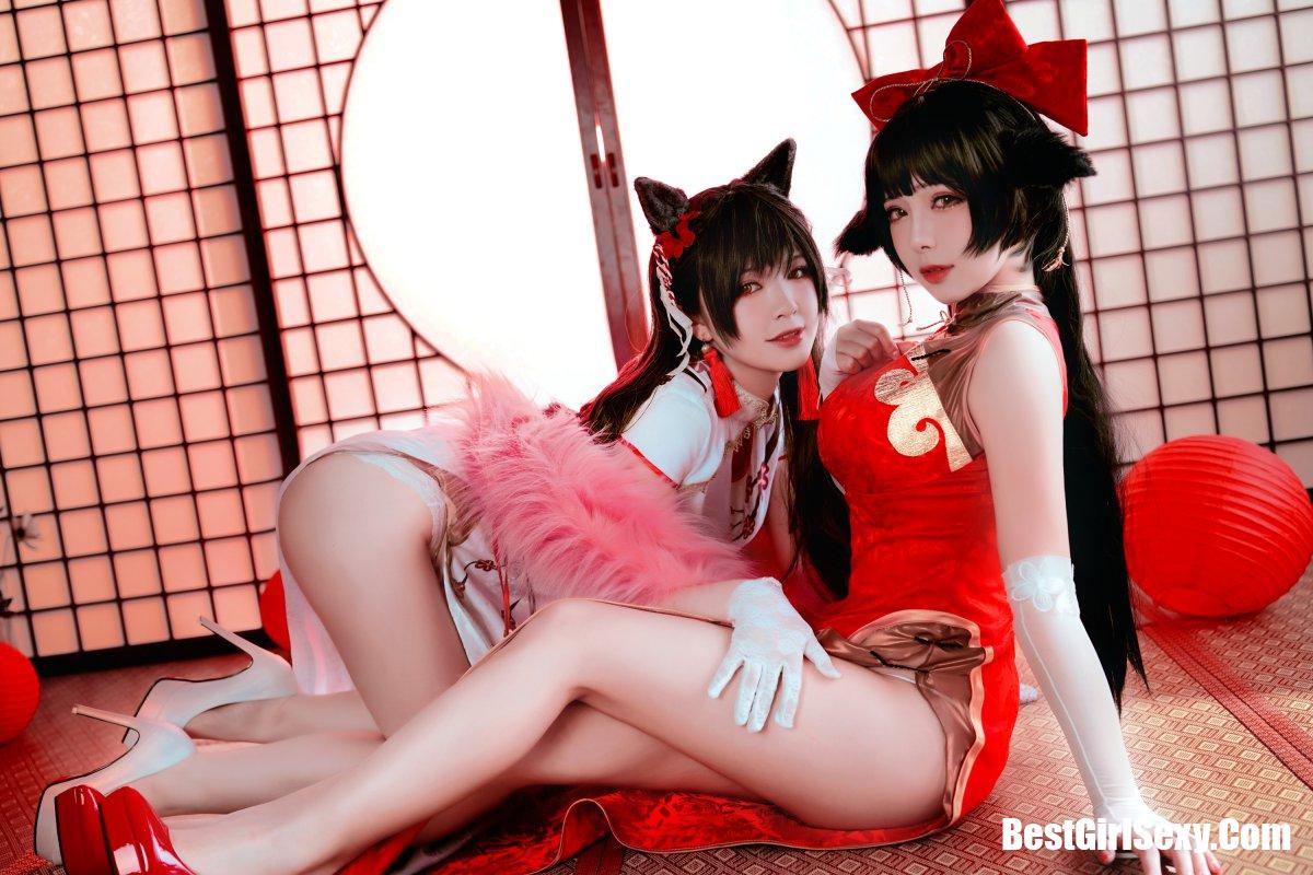 Coser@半半子 Vol.006 愛宕x高雄,チャイナ服 - 半半子 Banbanko、婉Yue 16