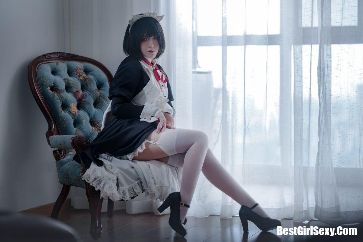 Coser@半半子 Vol.016 嫌パン MAID BANBANKO 女仆 25