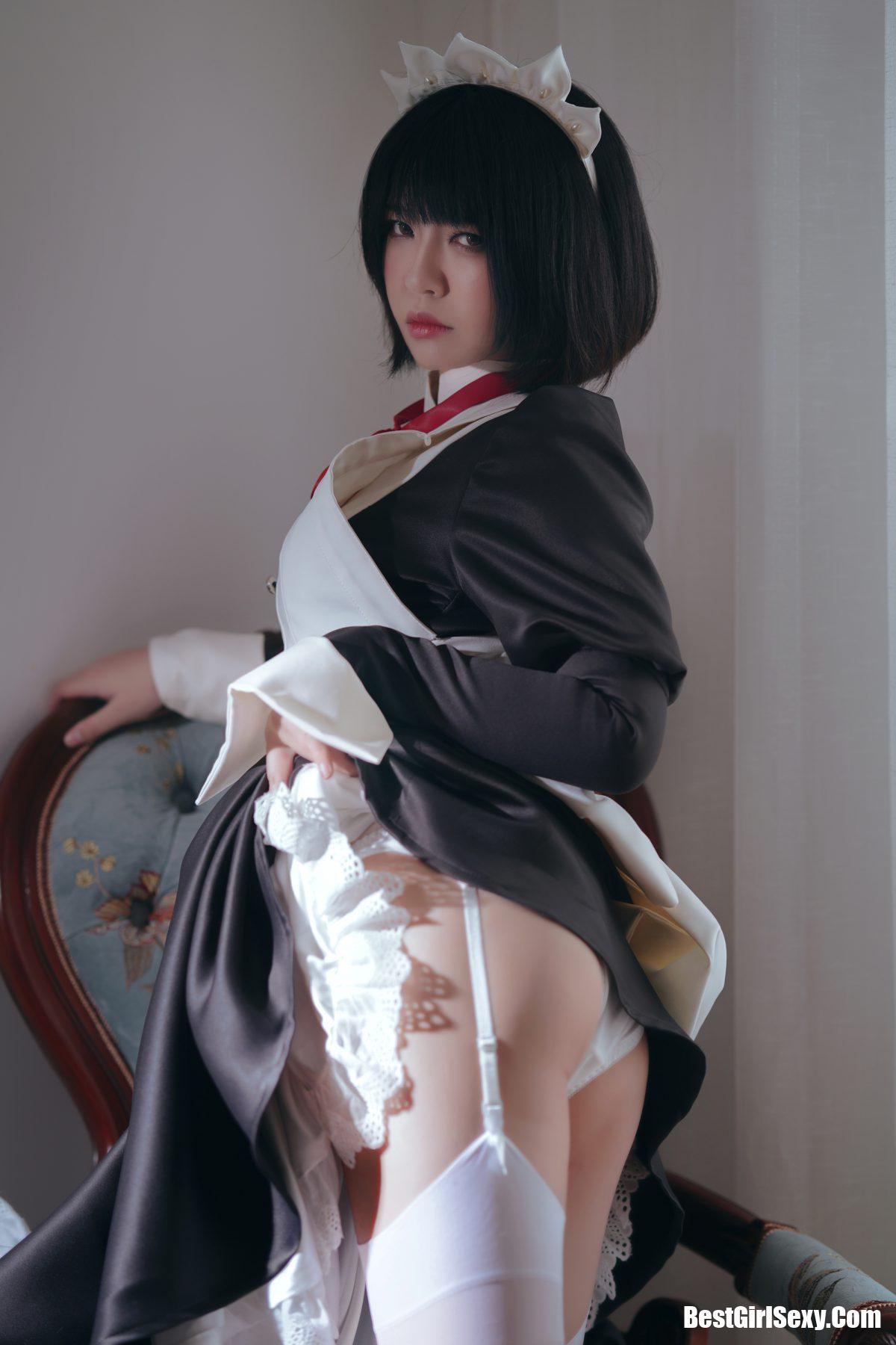 Coser@半半子 Vol.016 嫌パン MAID BANBANKO 女仆 29