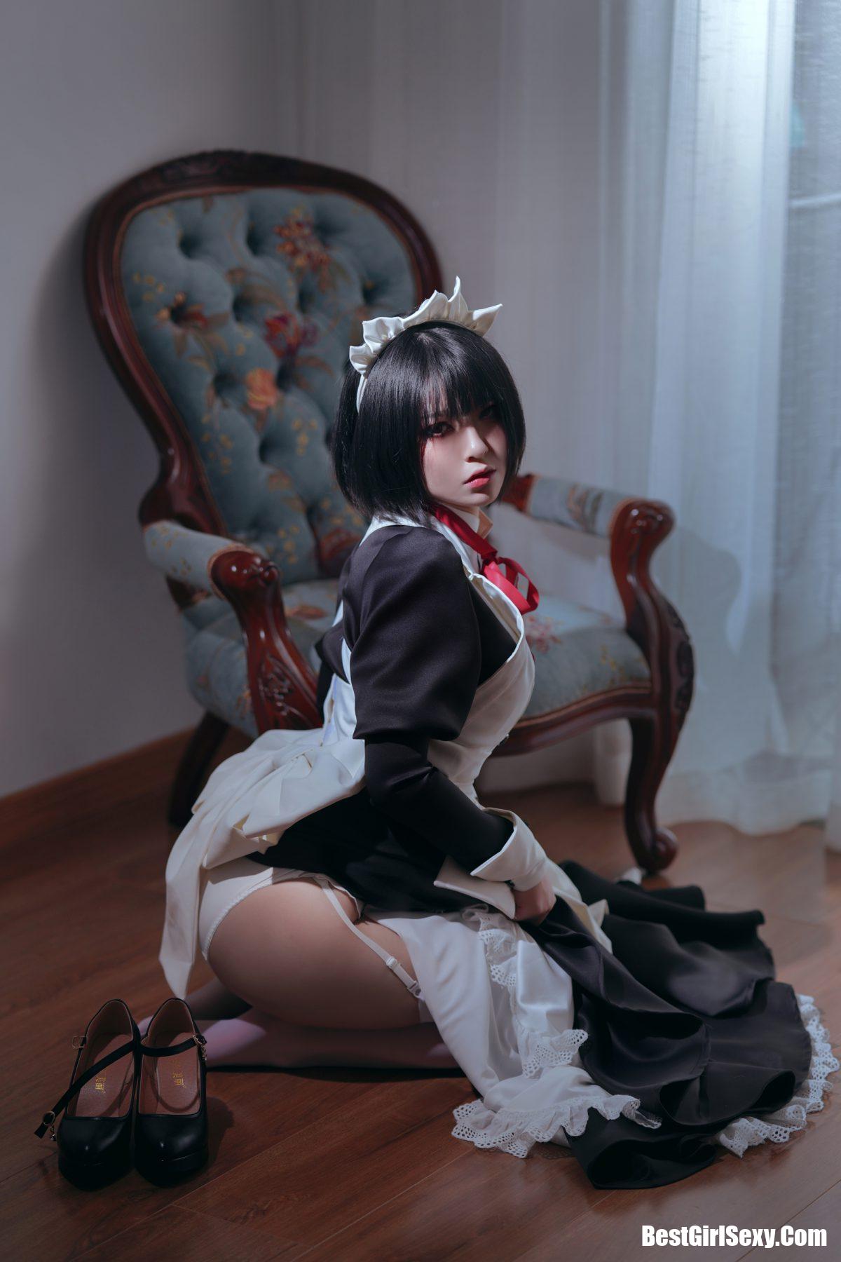 Coser@半半子 Vol.016 嫌パン MAID BANBANKO 女仆 35